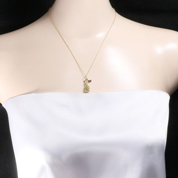 14K Yellow Gold Natural Stone Necklace for Women - Elegant Gemstone Jewelry for Everyday Wear & Special Occasions