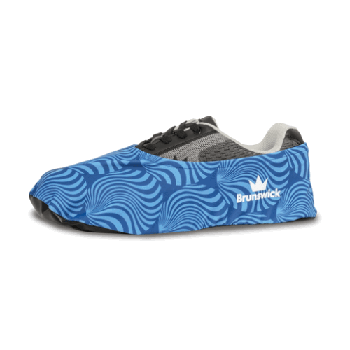 Brunswick Dye Sublimation Shoe Covers - Non-Slip Dance Sneaker Protectors for Ballroom, Latin & Practice - Waterproof Shoe Covers for Indoor/Outdoor Use