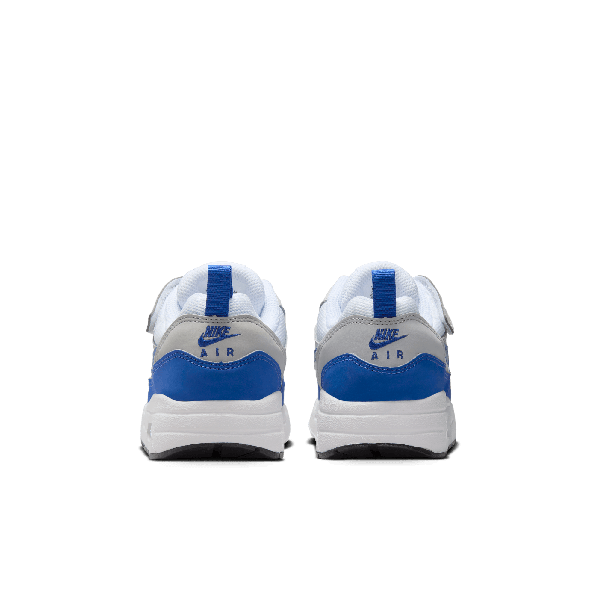 Nike Air Max 1 EasyOn PS Kids' Sneakers - Royal Blue & White Running Shoes for Boys & Girls - Comfortable Athletic Shoes for School, Sports & Everyday Wear