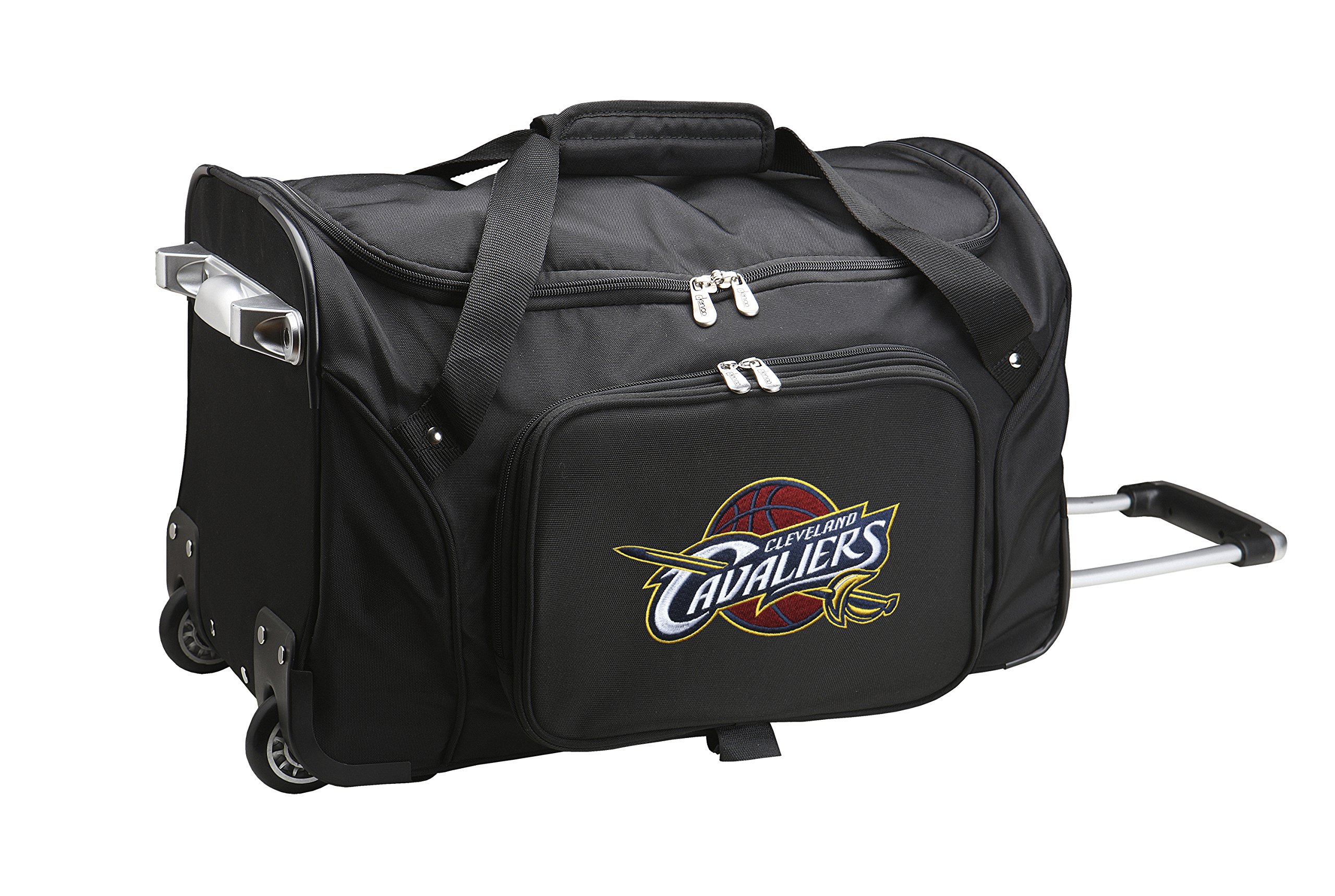 NBA Wheeled Duffel Bag 22-inch - Large Sports Travel Duffel with Wheels for Basketball Fans | Perfect for Gym, Travel & Game Day