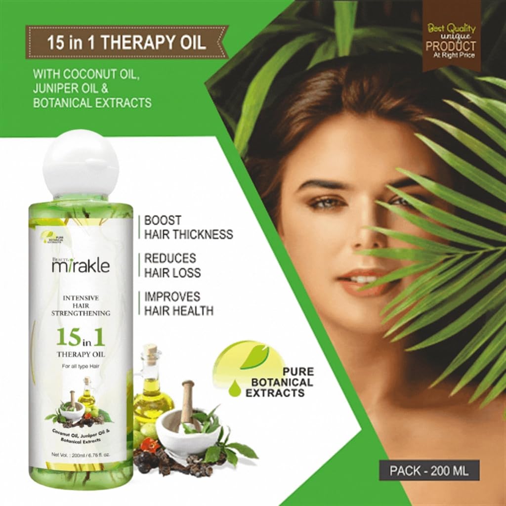 Riyasthya 15 in 1 Hair Growth Oil 200ml - Natural Therapy for Hair Growth, Strengthening & Scalp Care | Multi-Purpose Hair Treatment for Thinning Hair, Split Ends & Dandruff | Perfect for Daily Hair Care Routine & Styling Prep