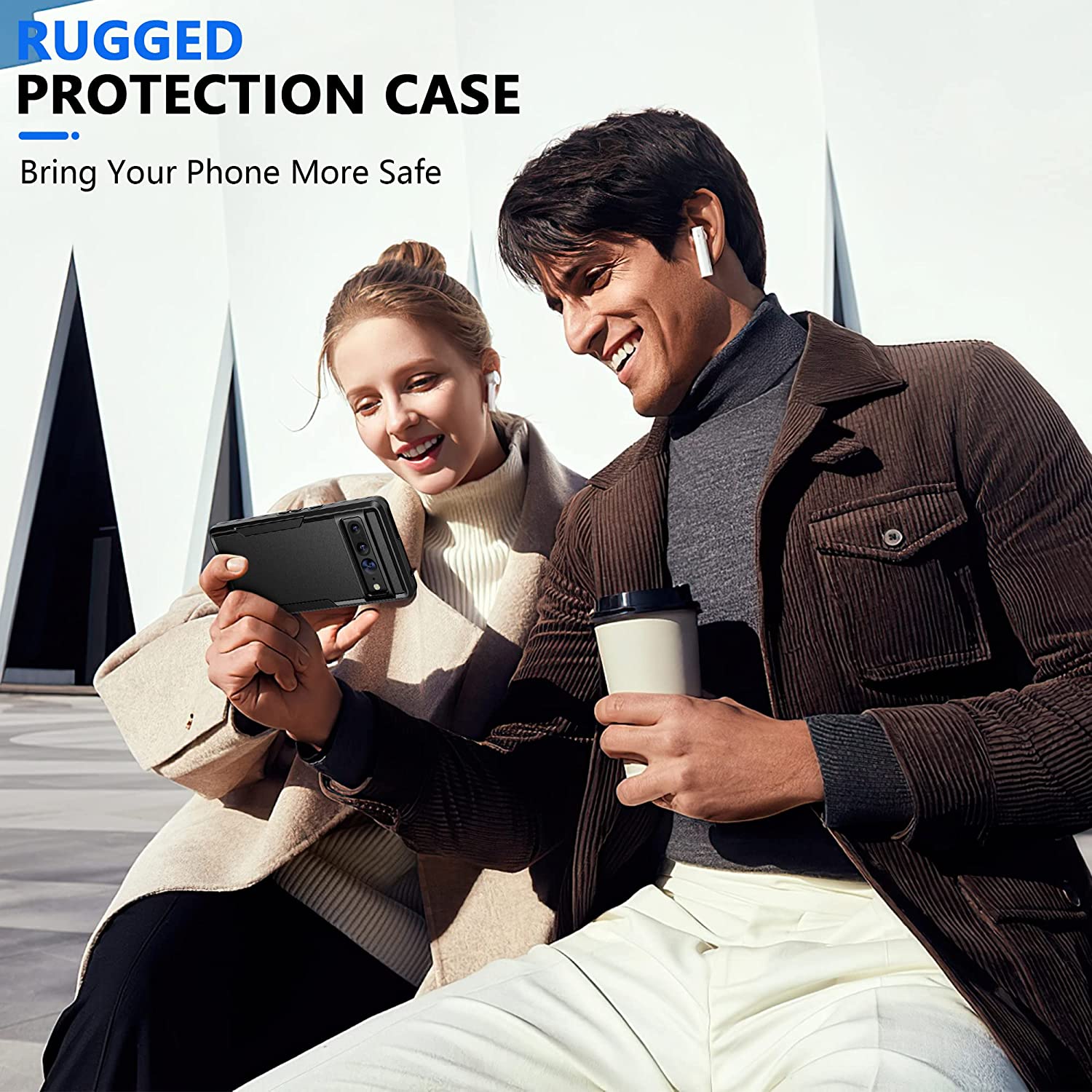 Google Pixel 7 Pro Case - Military Grade Shockproof & Anti-Drop Protection - Slim Dual Layer Design - Matte Black - Perfect for Outdoor Adventures & Daily Use
