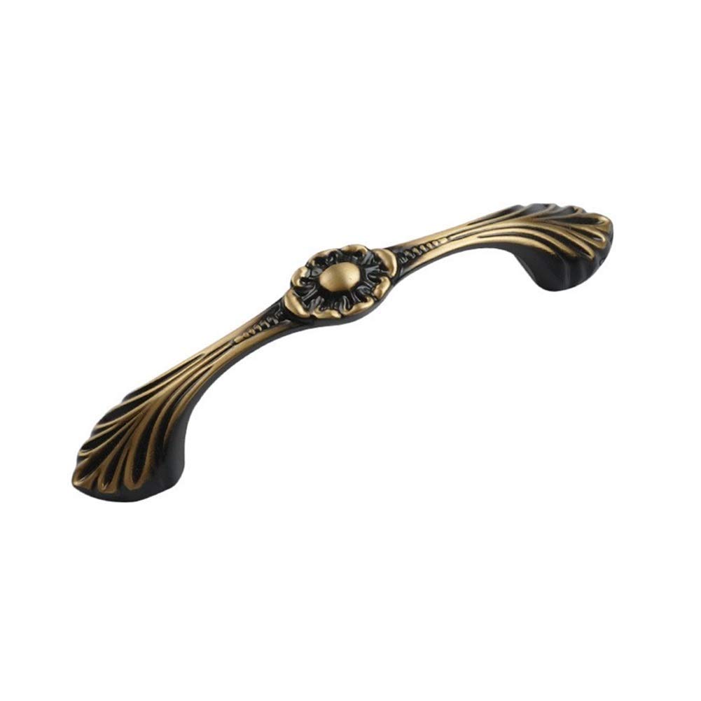 GAXQFEI Pure Brass Drawer & Door Handles for Cabinets, Wardrobes, Wine Cabinets - Durable Kitchen, Bathroom & Bedroom Hardware (Set of 10) - Perfect for Modern Home Decor & Furniture Upgrade