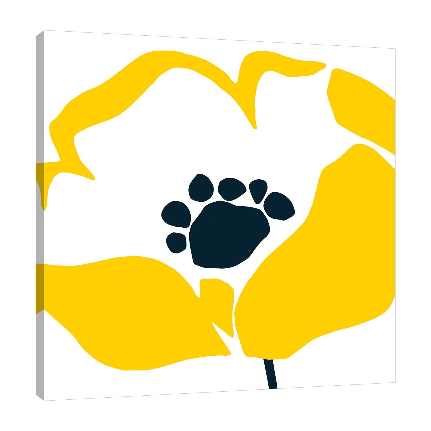 Pop Art Floral II Gallery Wrapped Canvas Print by Wild Apple - 30x30 Inch Modern Wall Art for Living Room, Bedroom & Office Decor
