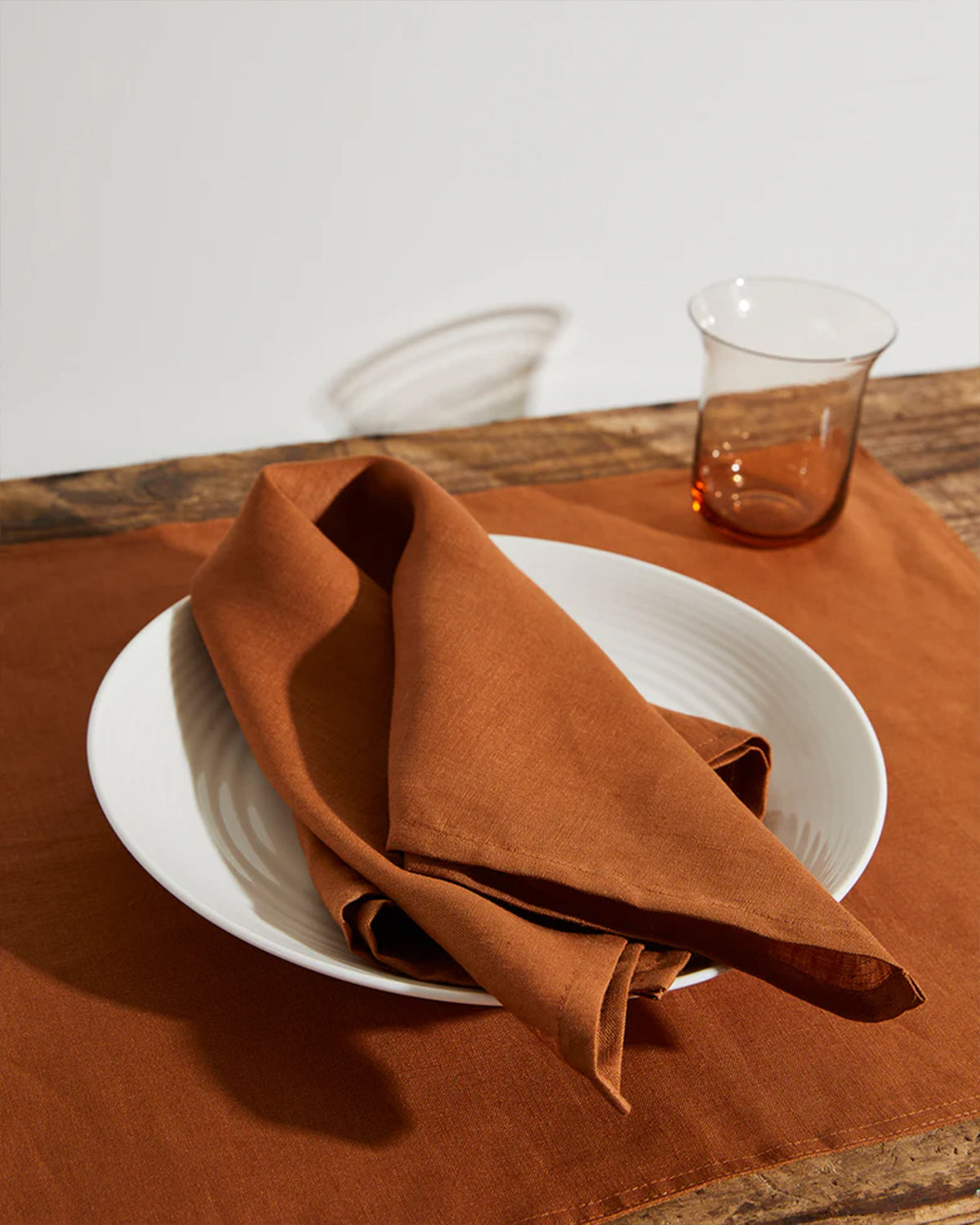 Rust & Terracotta Table Set - Modern Farmhouse Coffee Table & Side Table Bundle for Living Room, Patio, or Outdoor Decor
