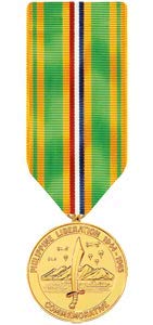 MEDALS OF AMERICA EST. 1976 - Philippine Liberation Commemorative Miniature Medal - Anodized Finish - Military Collectible & Gift for Veterans, History Enthusiasts - Perfect for Display Cases, Shadow Boxes & Memorial Tributes
