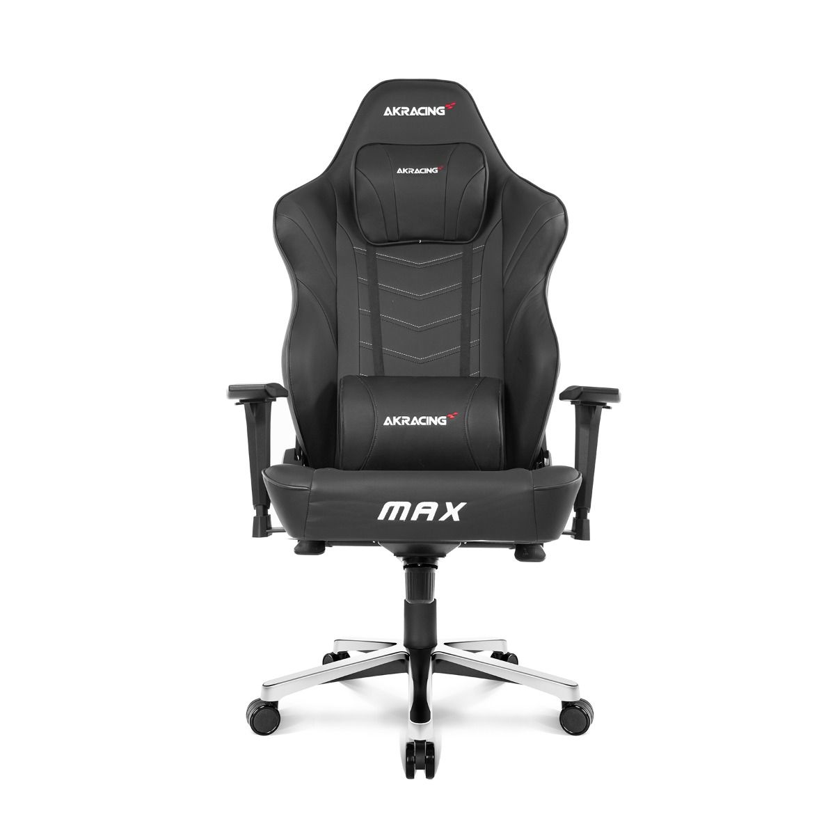 AKRACING MAX Series Ergonomic Gaming Chair - Black, High Back Racing Style with Adjustable Lumbar Support & Headrest - Perfect for PC Gaming, Office Work & Home Theater Seating