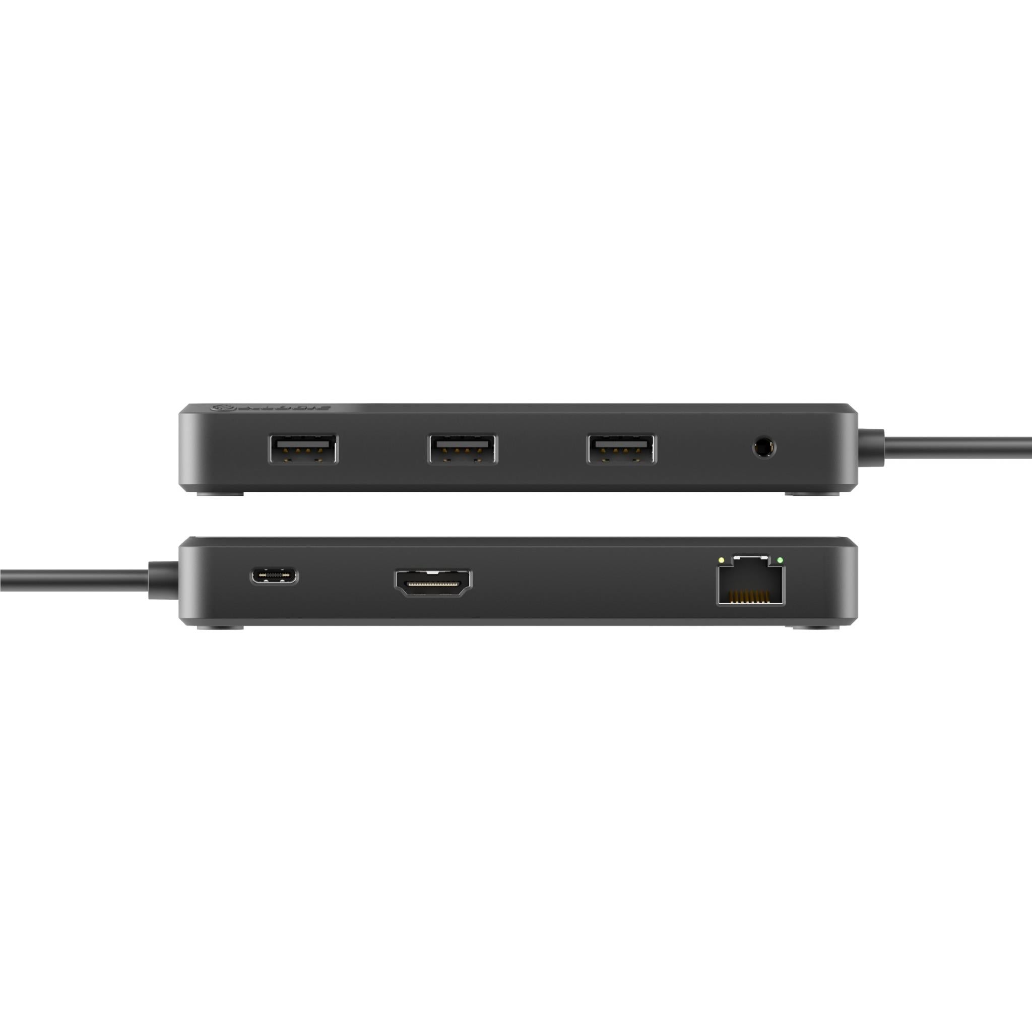Alogic Fusion Pro GO 7-in-1 USB C Hub with 4K HDMI, USB 3.0, SD Card Reader - Portable Laptop Docking Station for MacBook Pro, iPad Pro, Chromebook - Perfect for Home Office, Travel & Remote Work