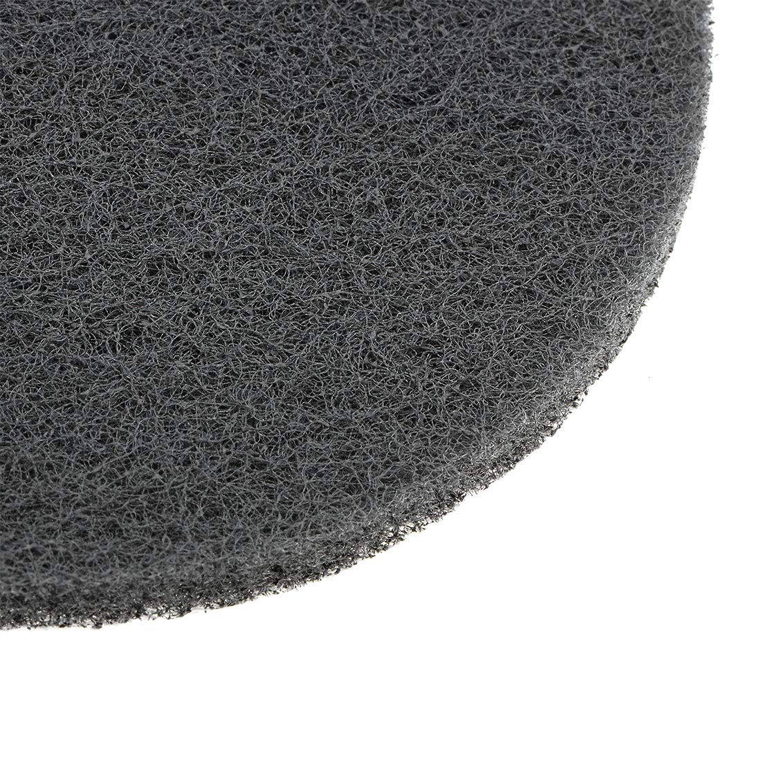 uxcell 5 Inch 800 Grit Drill Power Brush - Heavy Duty Tile Scrubber & Scouring Pads for Grout Cleaning, Bathroom & Kitchen Deep Cleaning (2-Pack) - Perfect for Drill-Powered Surface Restoration & Stain Removal