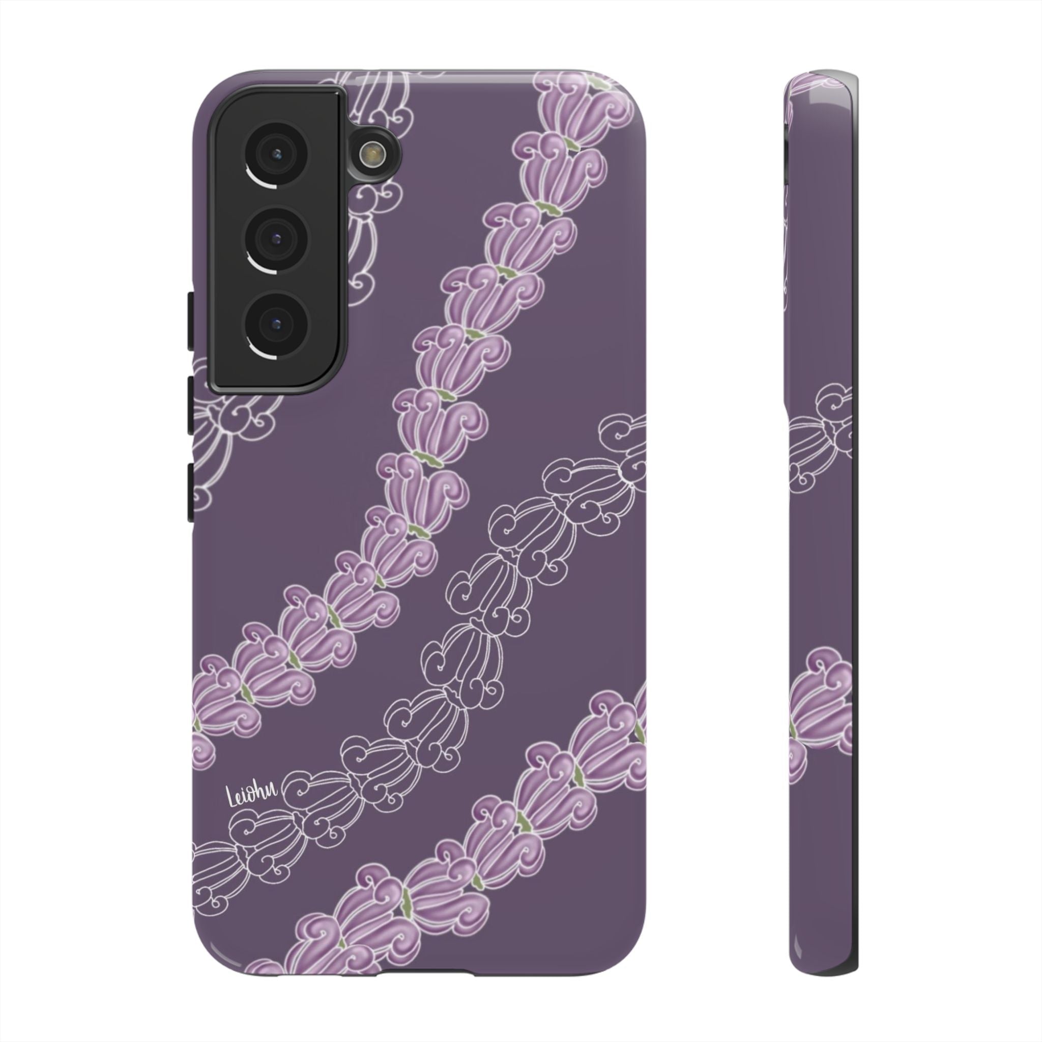 Samsung Galaxy Phone Case with Crown Lei Design - Durable Protective Cover for Samsung Galaxy Series | Perfect for Hawaiian Parties, Luaus, and Tropical Themed Events