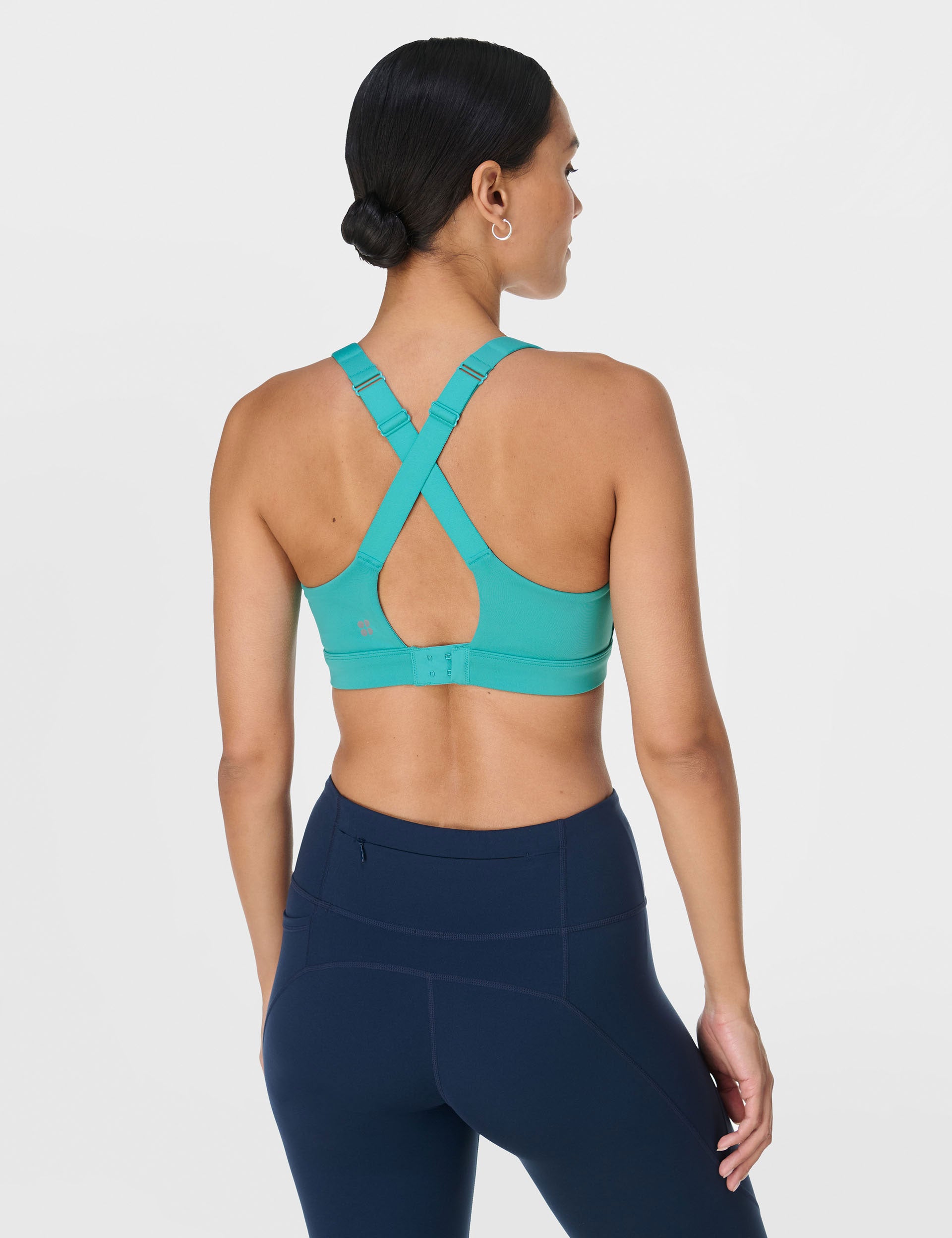 Power Pulse Bra - Ripple Blue | High Support Sports Bra for Running & Yoga | Breathable & Comfortable Activewear for Women