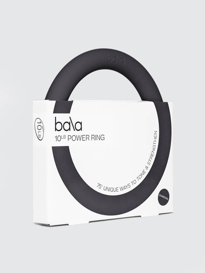 Bala The Power Ring 10lb Body Weights - Adjustable Ankle & Wrist Weights for Home Workouts, Yoga, Pilates & Fitness Training