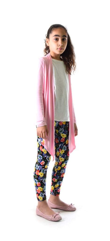 Dinamit Girls Printed Leggings - Stretchy Comfortable Jeggings for Toddler & Kids - Perfect for Playdates, School & Casual Outfits
