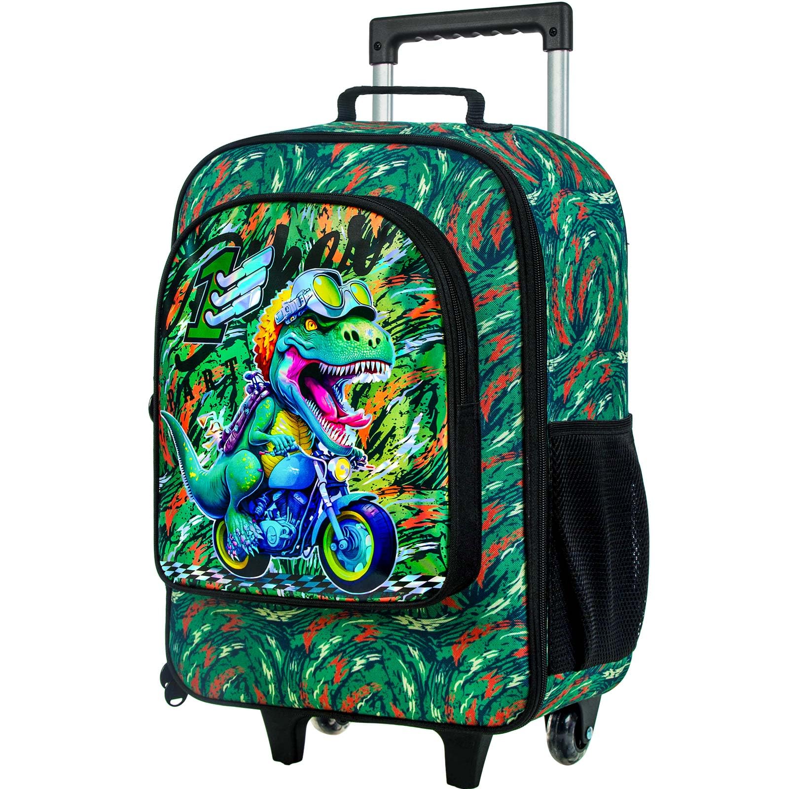 Kids Rolling Luggage for Boys & Girls - Cute Travel Suitcase with Wheels for Toddlers & Children | Perfect for Airplane Carry-On, Family Trips & School Outings
