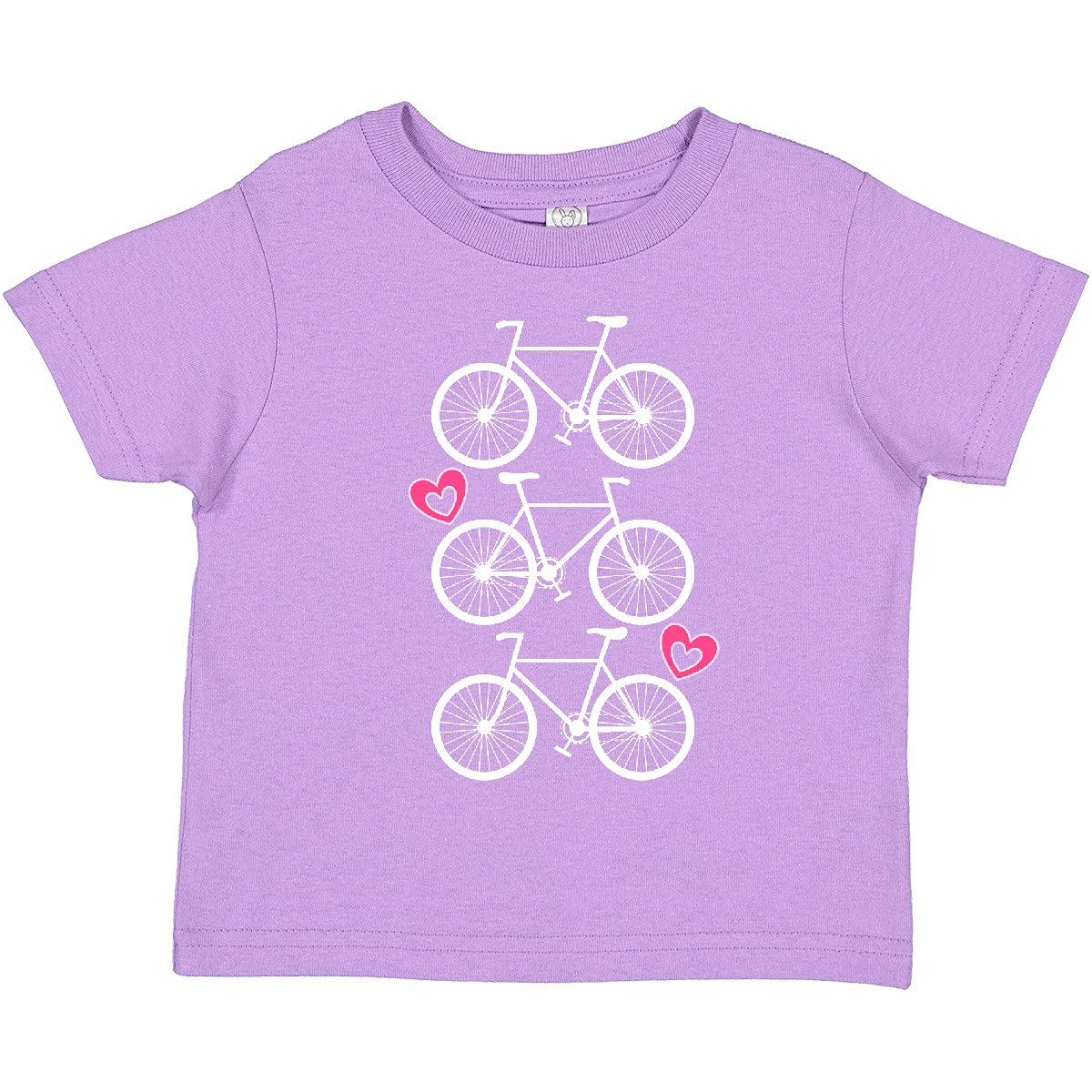 Inktastic Biking Gifts for Toddlers - Cute Bicycle Silhouette Graphic Tee for Boys & Girls - Soft Cotton Toddler T-Shirt for Cycling Enthusiasts - Perfect for Bike Rides, Birthday Gifts & Outdoor Activities