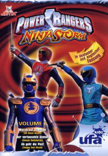 Power Rangers Ninja Storm Vol. 7 Episodes 22-24 - German Import DVD - Action-Packed Kids Superhero Show for Birthday Gifts & Family Movie Nights