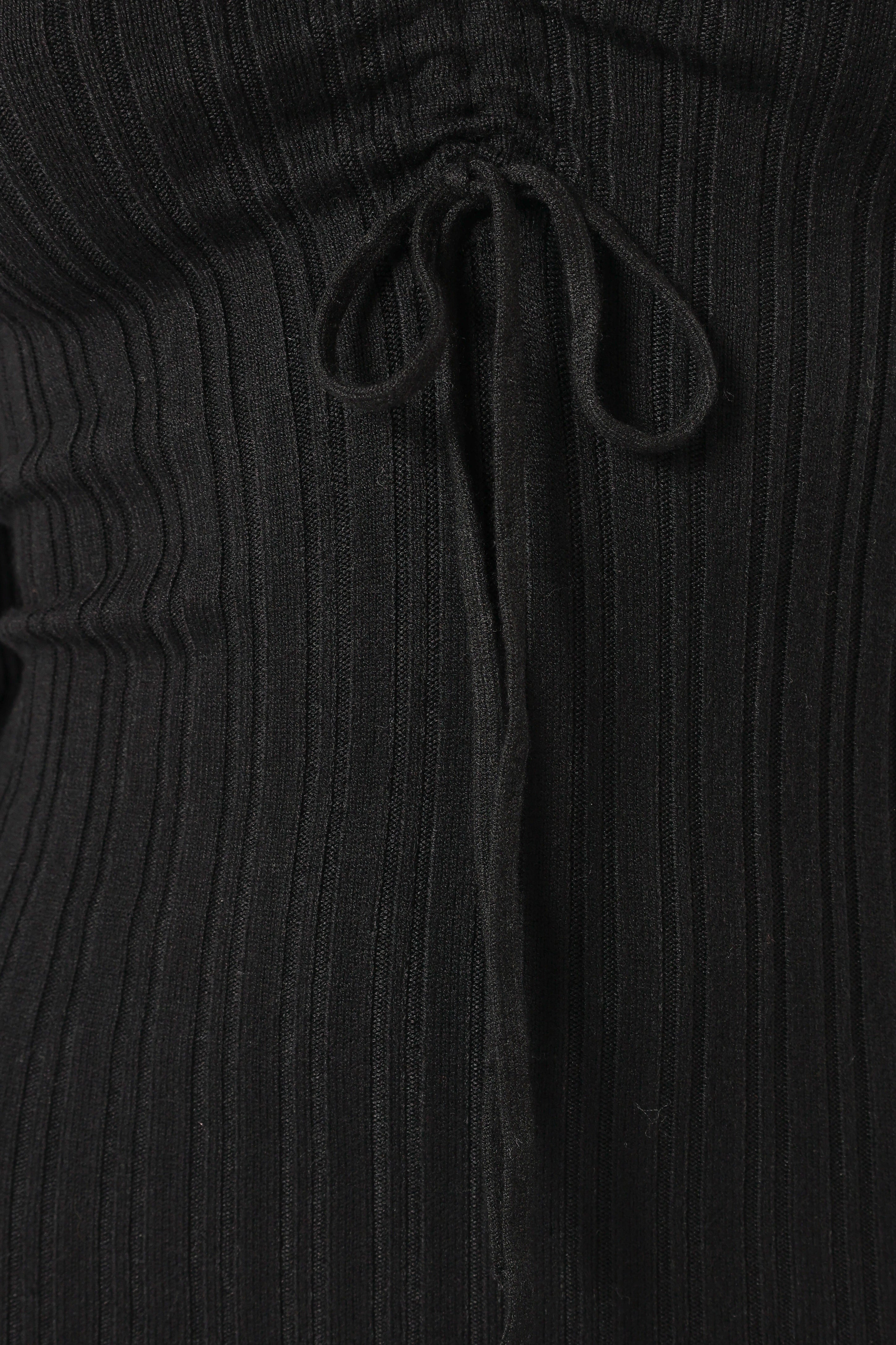 Elegant Black Long Sleeve Midi Dress for Women | Irene Style | Perfect for Office, Party & Fall Wedding Attire