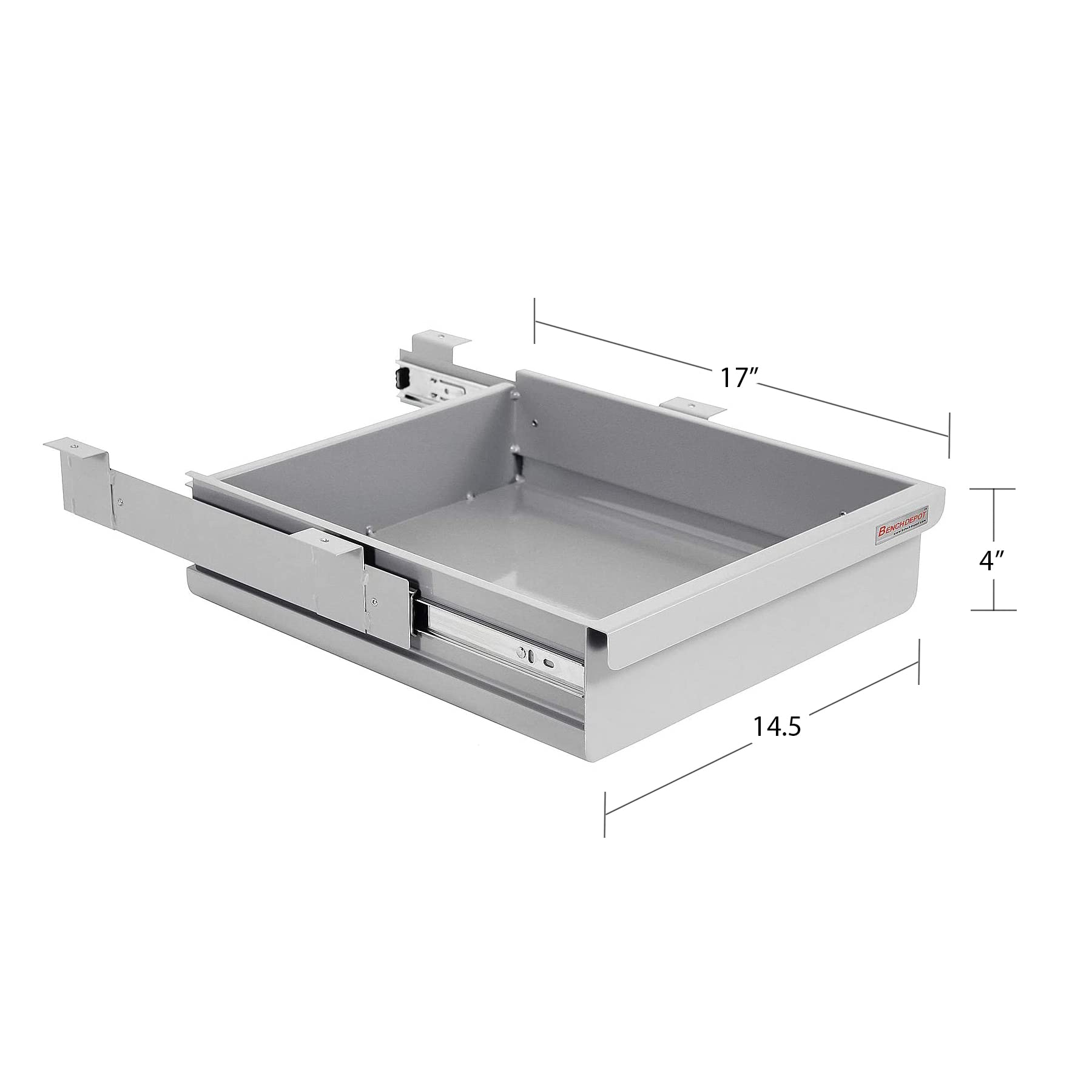BenchPro Heavy Duty 16 Gauge Cold Rolled Steel Drawer Kit - 4