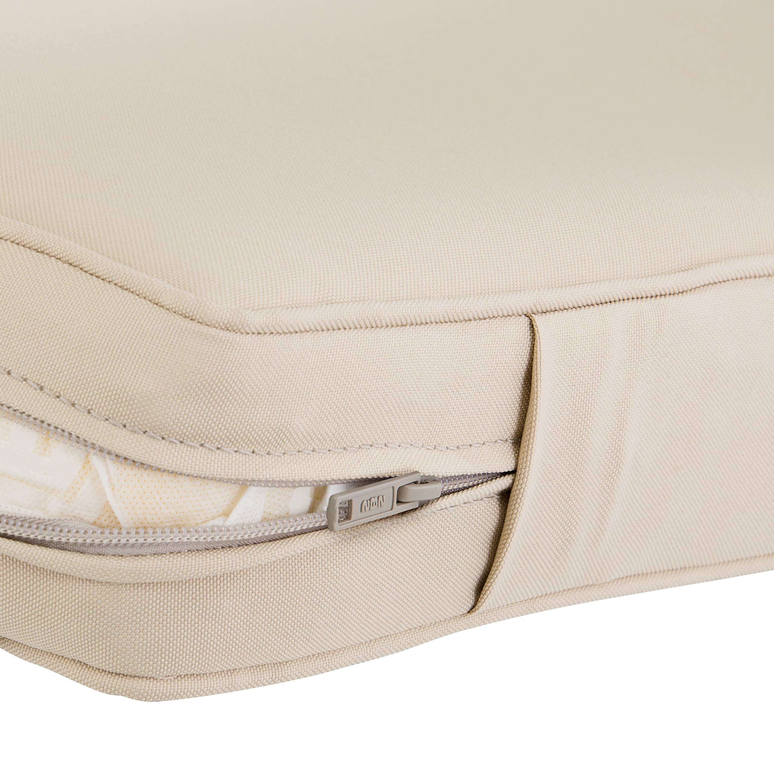 Water-Resistant Patio Lounge Cushion 19x20x4 - Antique Beige for Outdoor Loveseats