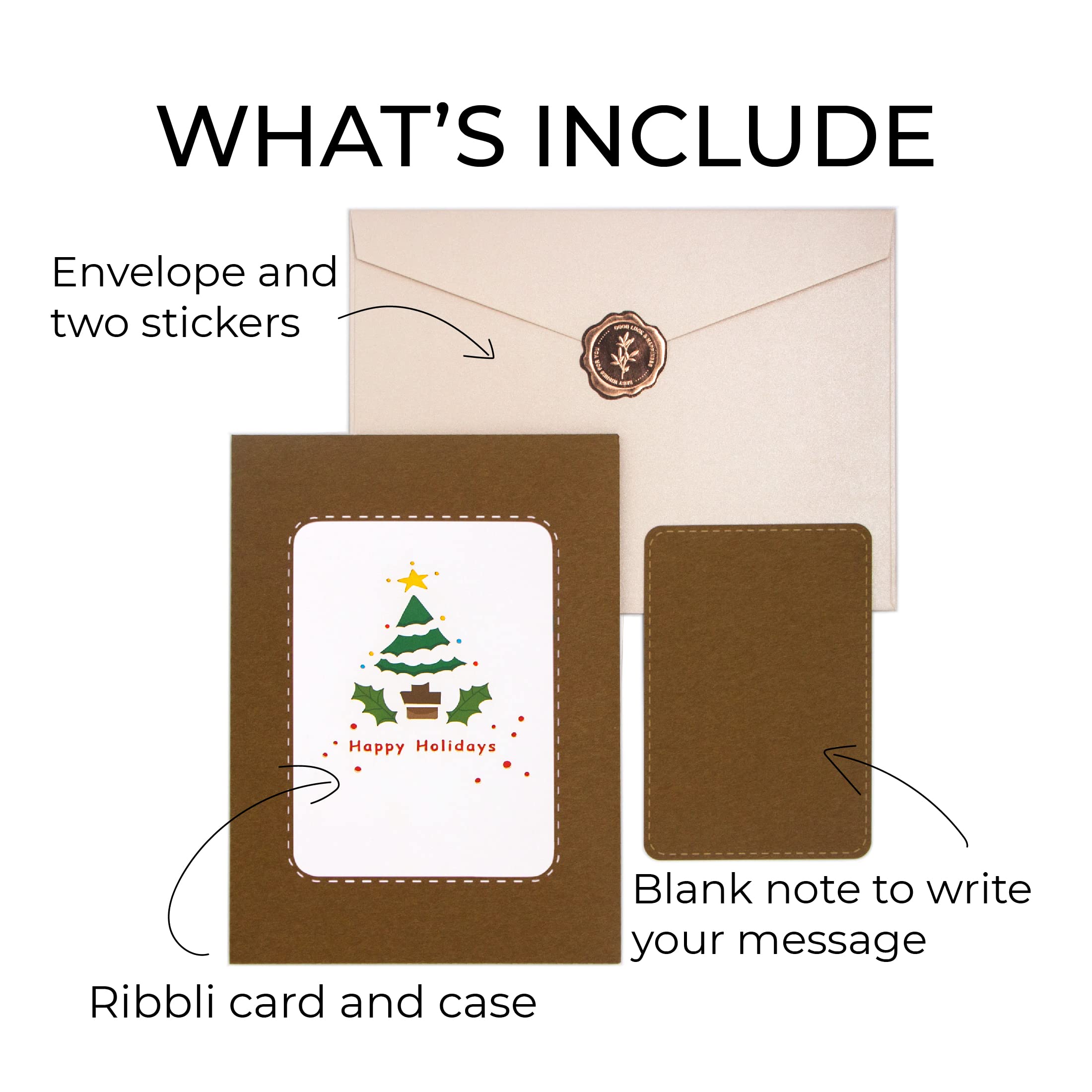 3D Pop Up Christmas Cards - 2 Pack Holiday Greeting Cards with Christmas Tree & Cat Design, Merry Xmas Cards for Kids, Mom, Dad, Son, Daughter, Grandson, Husband - Includes Envelopes | Perfect for Holiday Gifts, Family Greetings & Christmas Party Favors
