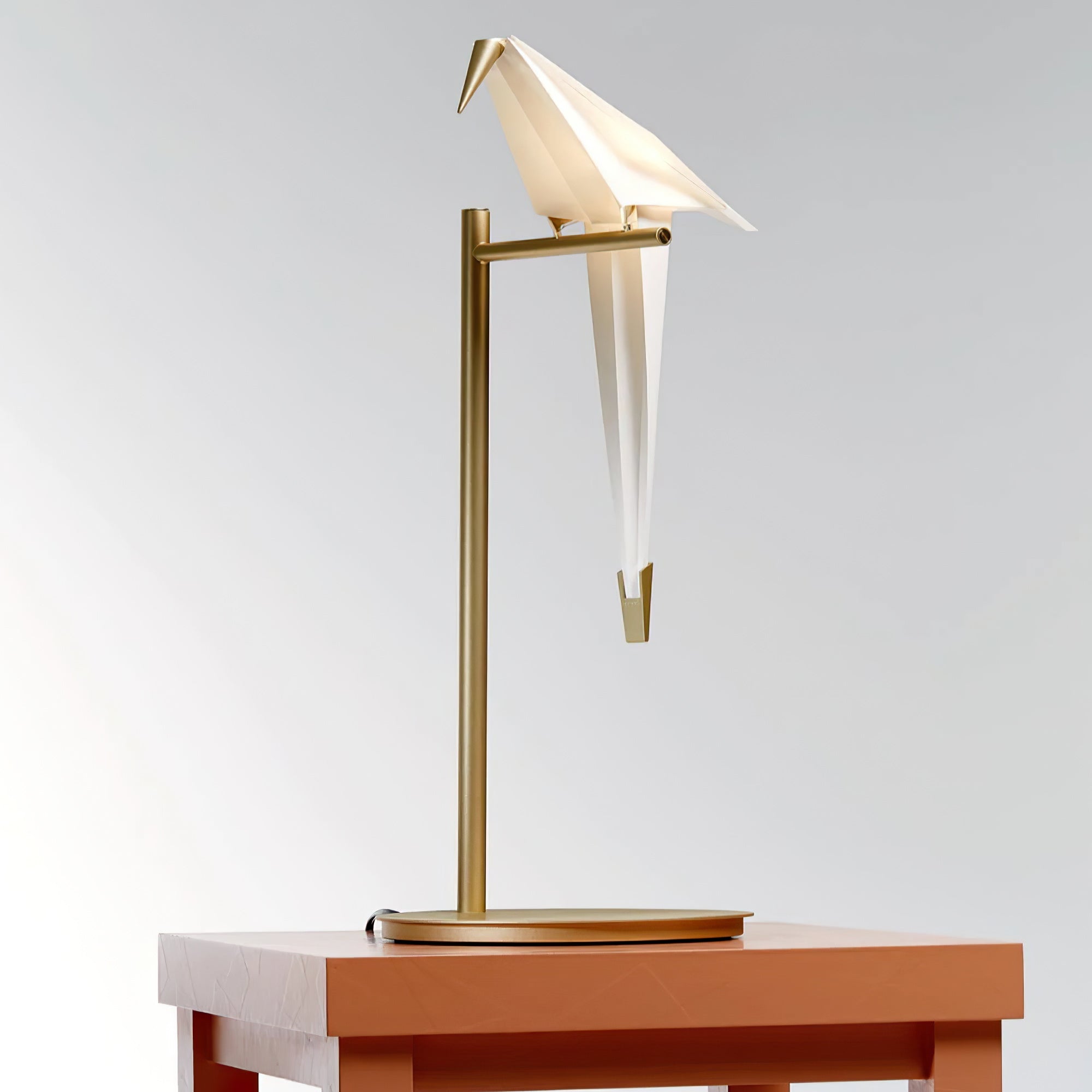 Origami Paper Crane LED Table Lamp - Handmade Japanese Decor for Bedroom & Living Room - Perfect for Relaxation & Meditation Spaces