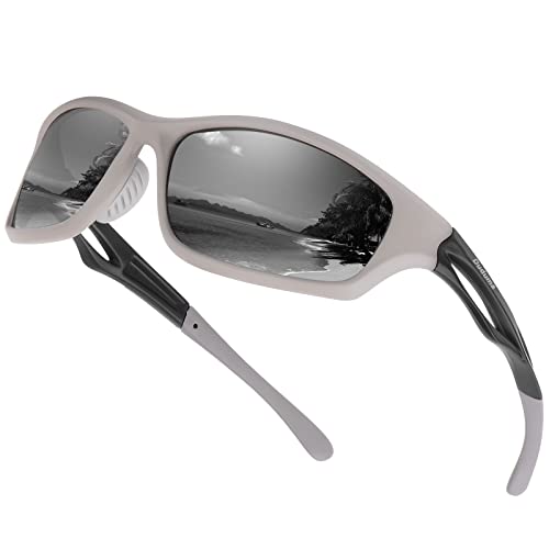 Grey Matte Frame With Black Lens