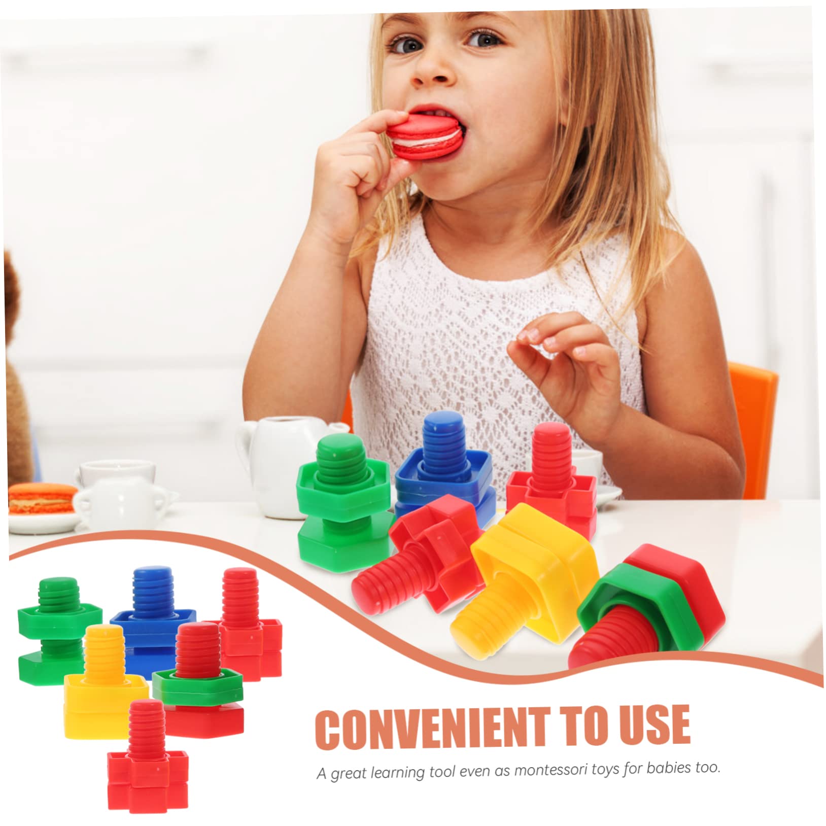 African Grey Parrot Toys - 6pcs Puzzle & Matching Game for Small Birds - Play & Learn