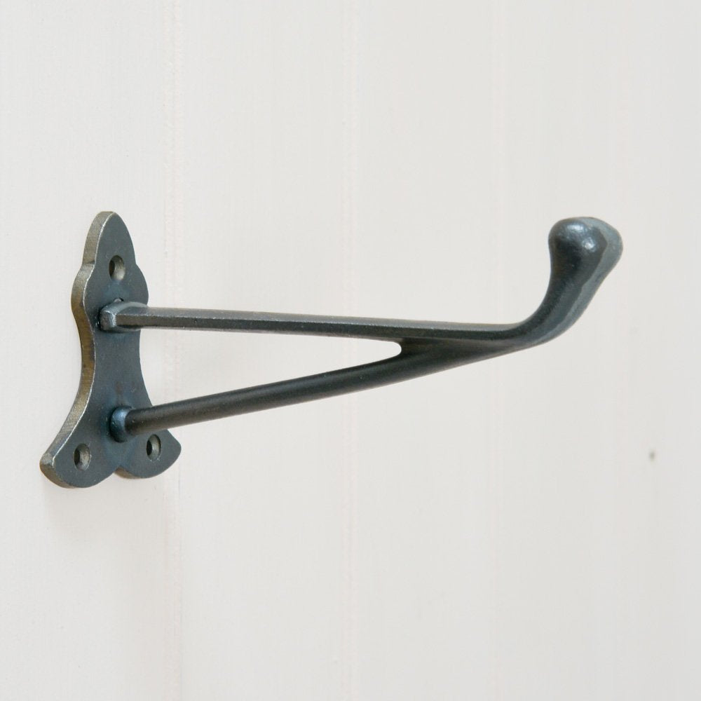 Dutch Hook Cast Iron - Heavy Duty Wall Hook for Hanging Plants, Pots & Decor | Perfect for Indoor & Outdoor Use in Gardens, Kitchens & Garages