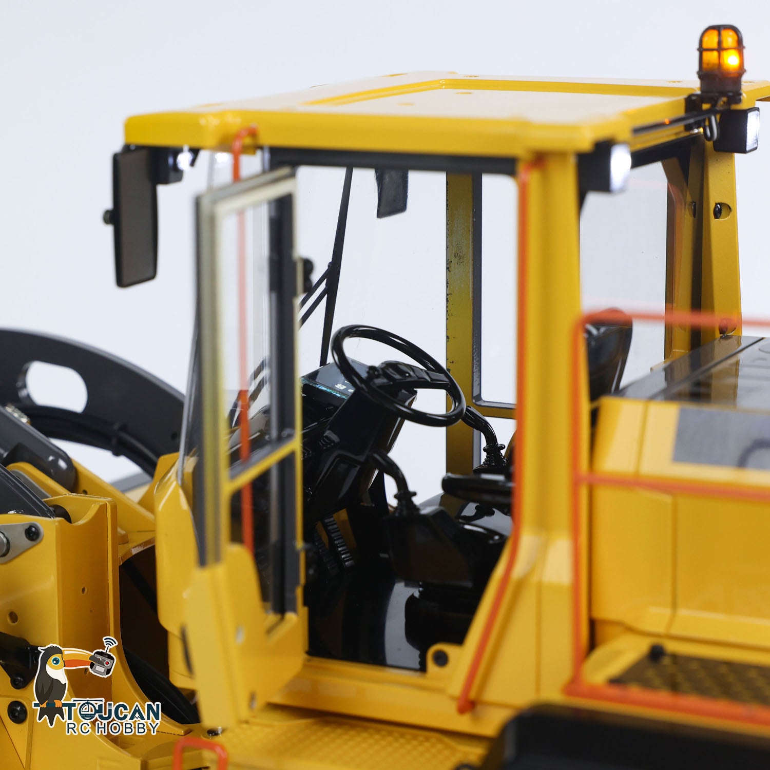 1/14 Scale RC Hydraulic Loader E260L - Metal Remote Control Construction Vehicle with Flysky ST8 Radio, Locking Differential & Fork Coupler - Perfect for Construction Simulation, Backyard Digging & RC Hobby Enthusiasts