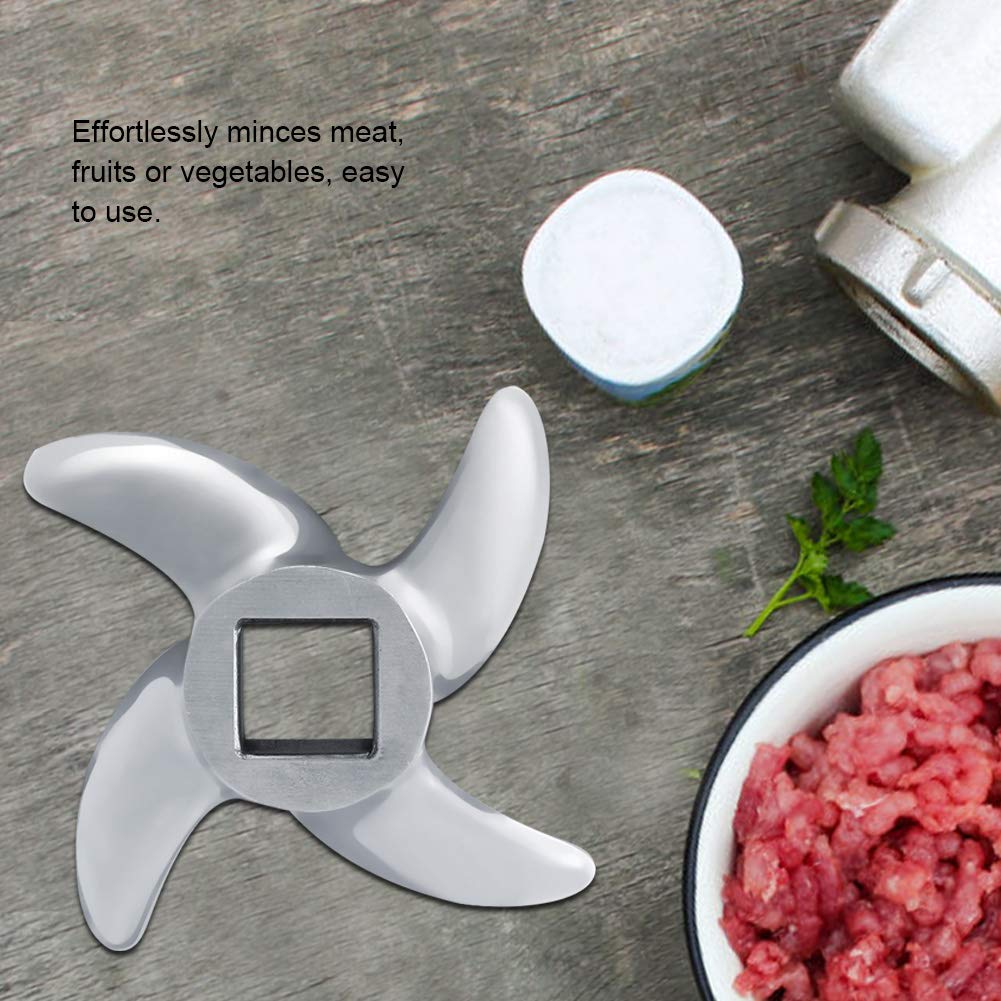 Premium Stainless Steel Cross-Shaped Meat Grinder Blades - Replacement Parts for #32 Grinders & Mincers - Ideal for Home Kitchen, Butcher Shop & Commercial Food Processing