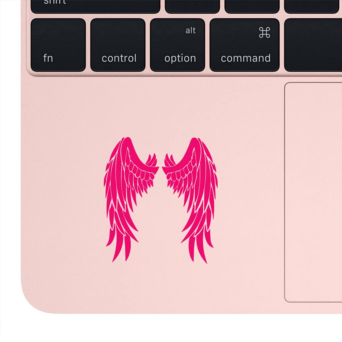 Saint Wings Lovely Pink Vinyl Decal Stickers (Set of 2) - Waterproof Premium Laptop, Phone, Helmet, Car, Bumper, Mug, Cup, Wall & Door Decor - Perfect for Personalizing Devices, Home & Vehicle Accessories
