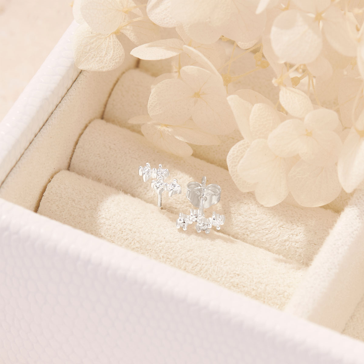 Nebula Crystal Stud Earrings for Women - Sparkling Hypoallergenic Stainless Steel Earrings for Sensitive Ears | Perfect for Daily Wear, Parties & Gift Giving