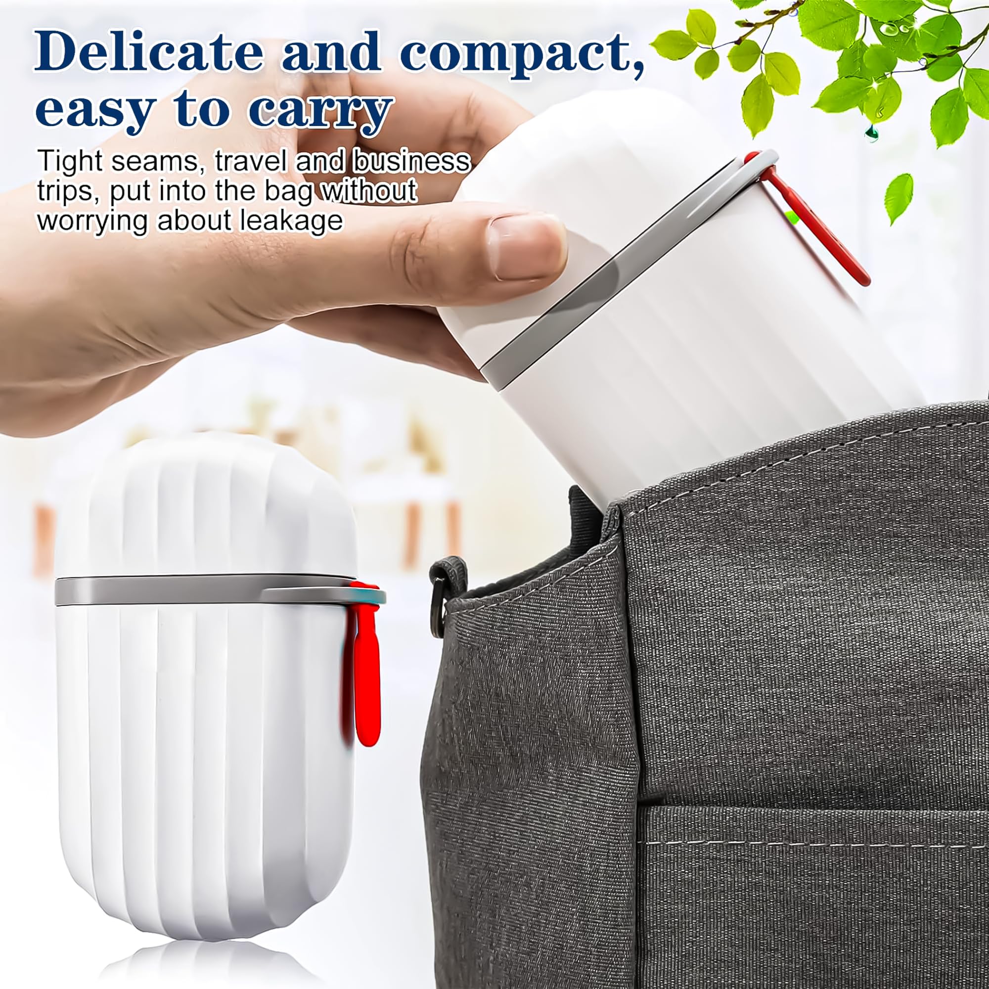 Eightiz 3-Piece Travel Soap Holder Set - Compact & Durable Plastic Soap Dish for Home, Camping, Hiking - Portable Soap Storage Case for Travel Accessories (White) - Perfect for Gym, RV Trips & Outdoor Adventures