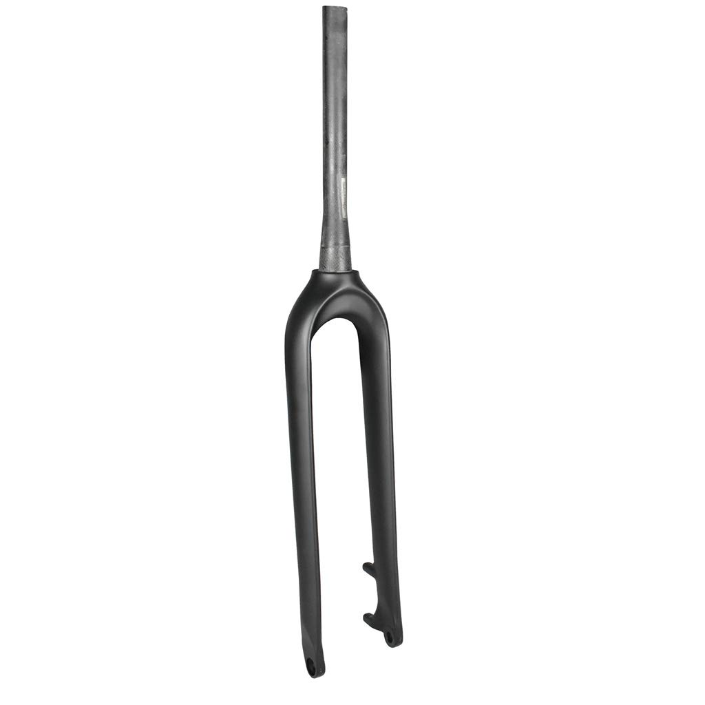 Carbon Fiber Mountain Bike Suspension Fork - Lightweight & Durable Front Fork for 700cc Bikes with Baking Varnish Finish | Perfect for Trail Riding, Downhill & Off-Road Cycling Adventures