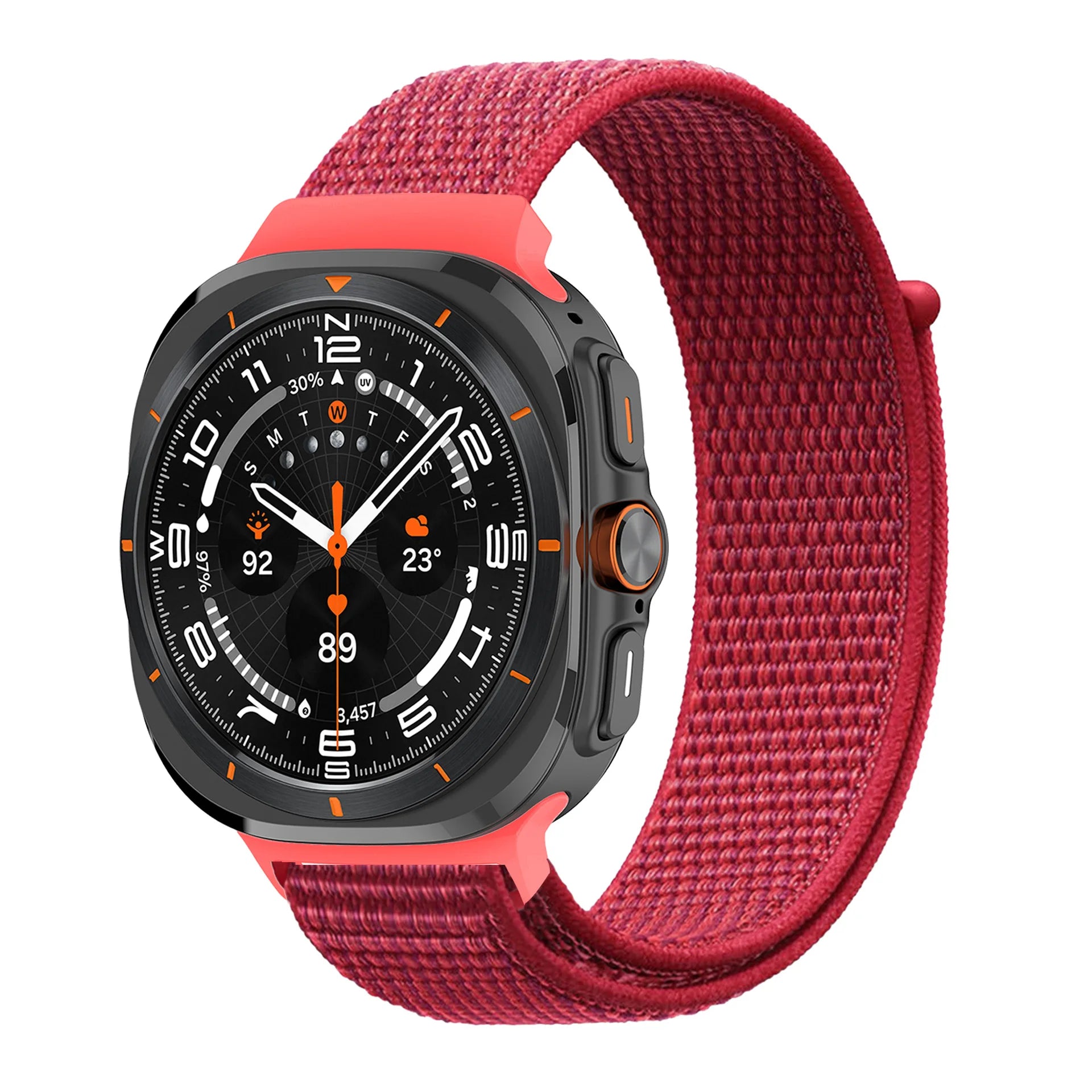 Durable Nylon Sports Bands for Samsung Watch Ultra - Comfortable & Adjustable Strap for Running, Gym Workouts & Outdoor Activities