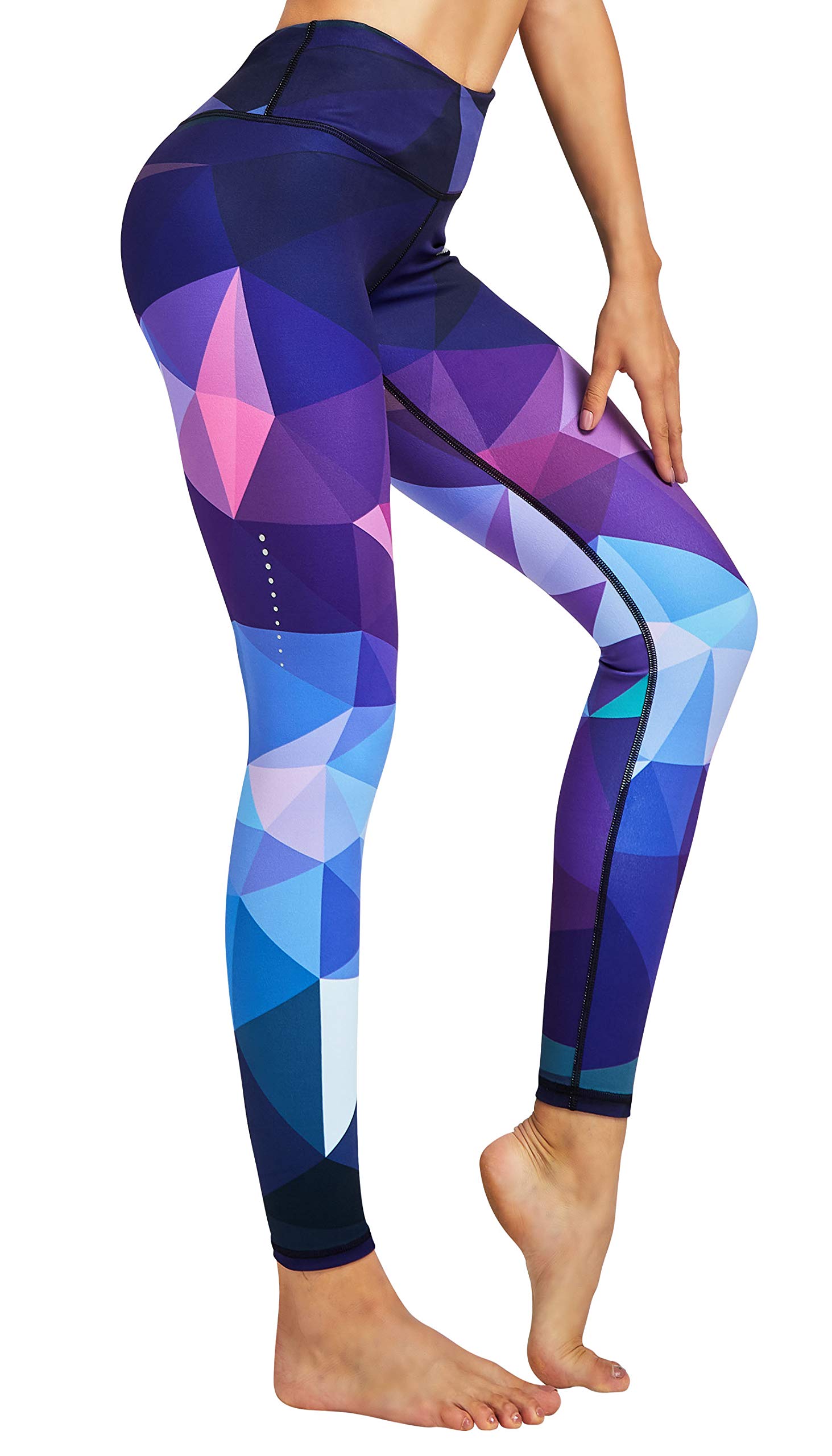 COOLOMG Women's Yoga Leggings - High Waist Running Tights with Hidden Pockets for Gym, Workout & Everyday Wear | Breathable Stretchy Activewear for Yoga, Pilates & Lounge