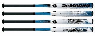 DeMarini J2 The Fly Swatter NTX10 Slowpitch Softball Bat - Blue/White - USSSA Approved for Competitive Play & Practice