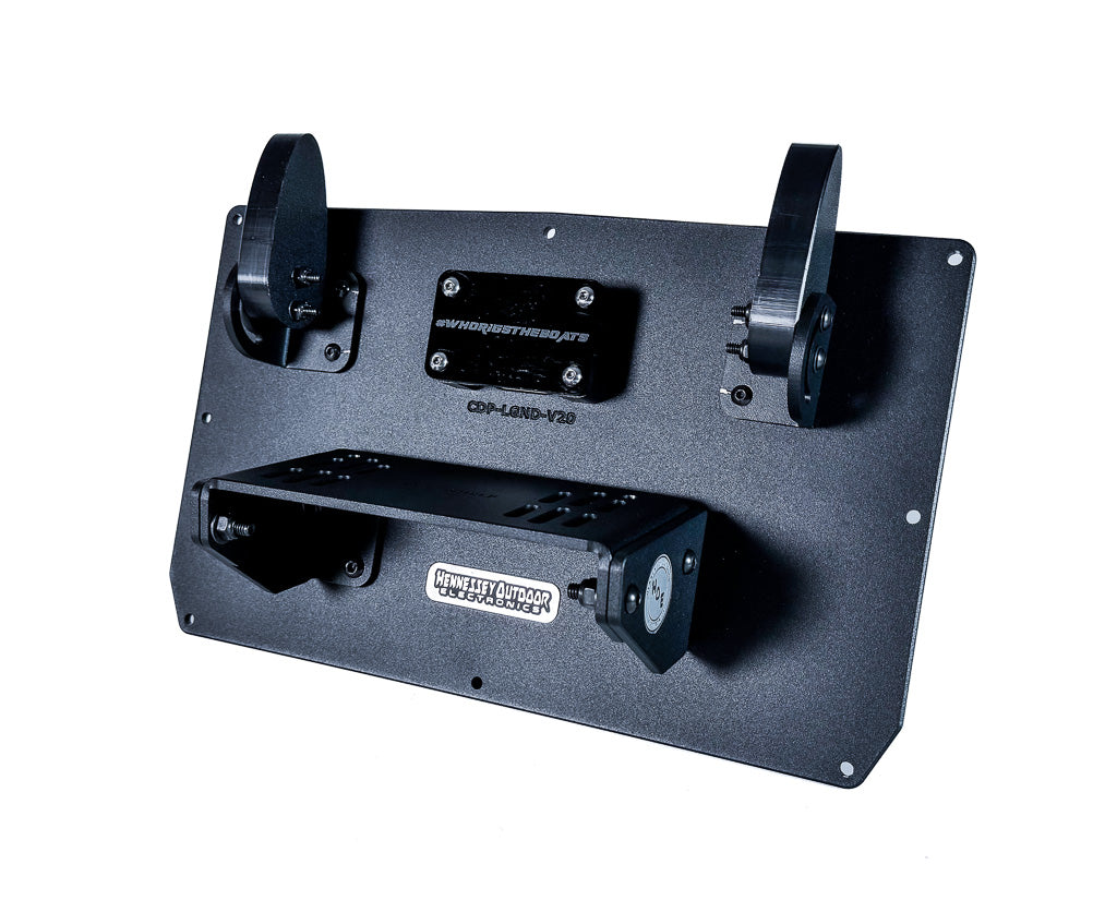 H.O.E. Dual Console Mount System for Nitro Z18 Z21 (2016-2019) & Legend V20/V21 Bass Boats - Perfect for Fishing Rod Holders and Electronics Installation