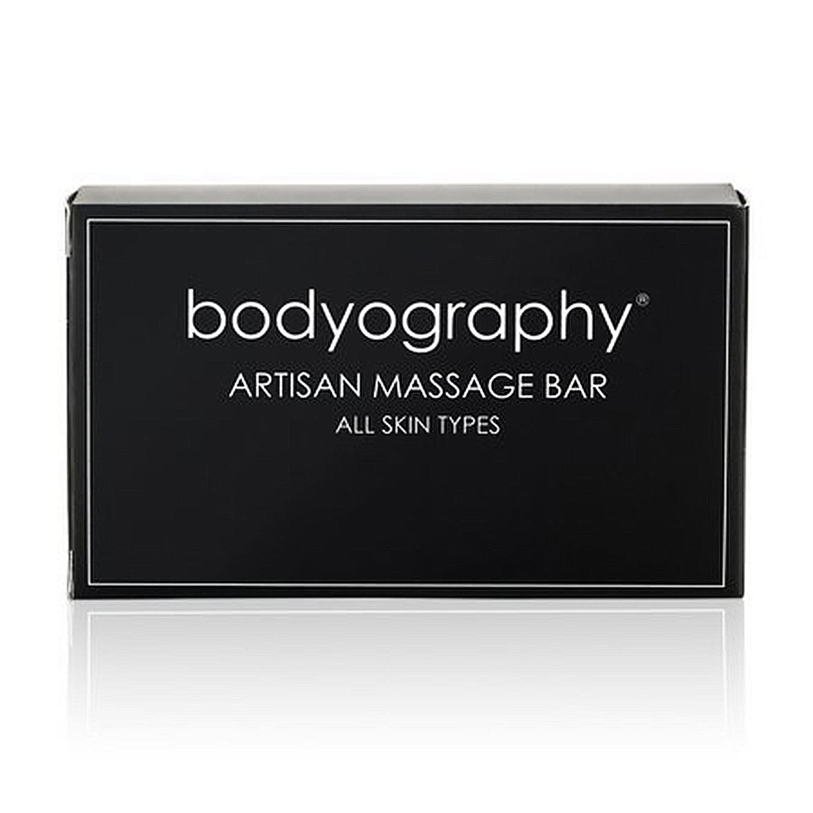 Bodyography Travel Soap Bars - Bulk 50-Pack (1.4oz/40g Each) | Lavender Peppermint Scented Massage Soap | Portable Toiletries for Travel, Camping, Gym & Spa Use