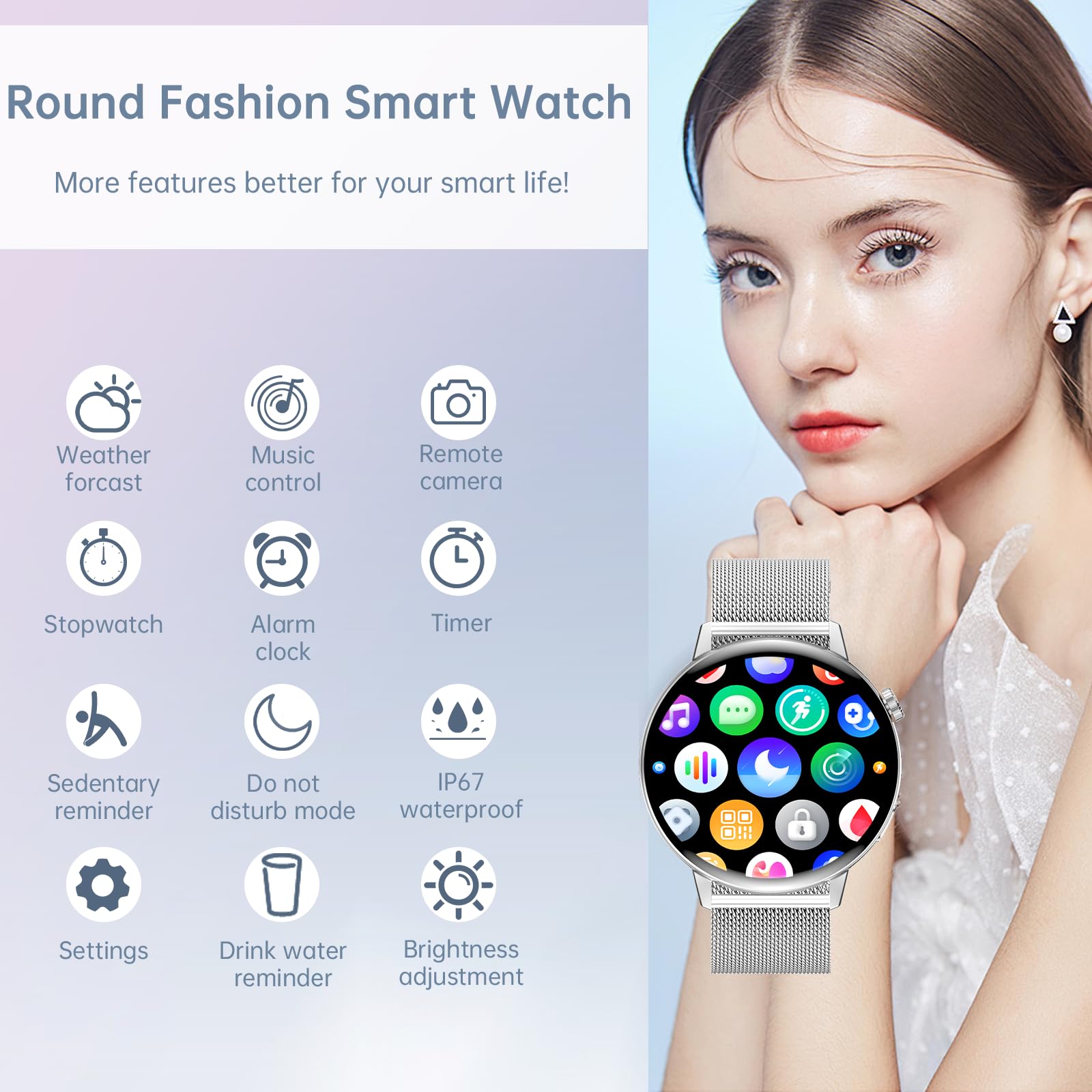 Smart Watch for Men & Women - 1.32