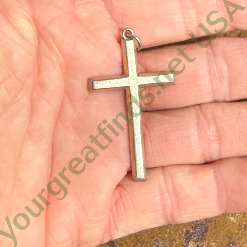 925 Sterling Silver Holy Cross Pendant Necklace for Women & Men - Religious Jewelry Gift for Baptism, Confirmation & Daily Wear