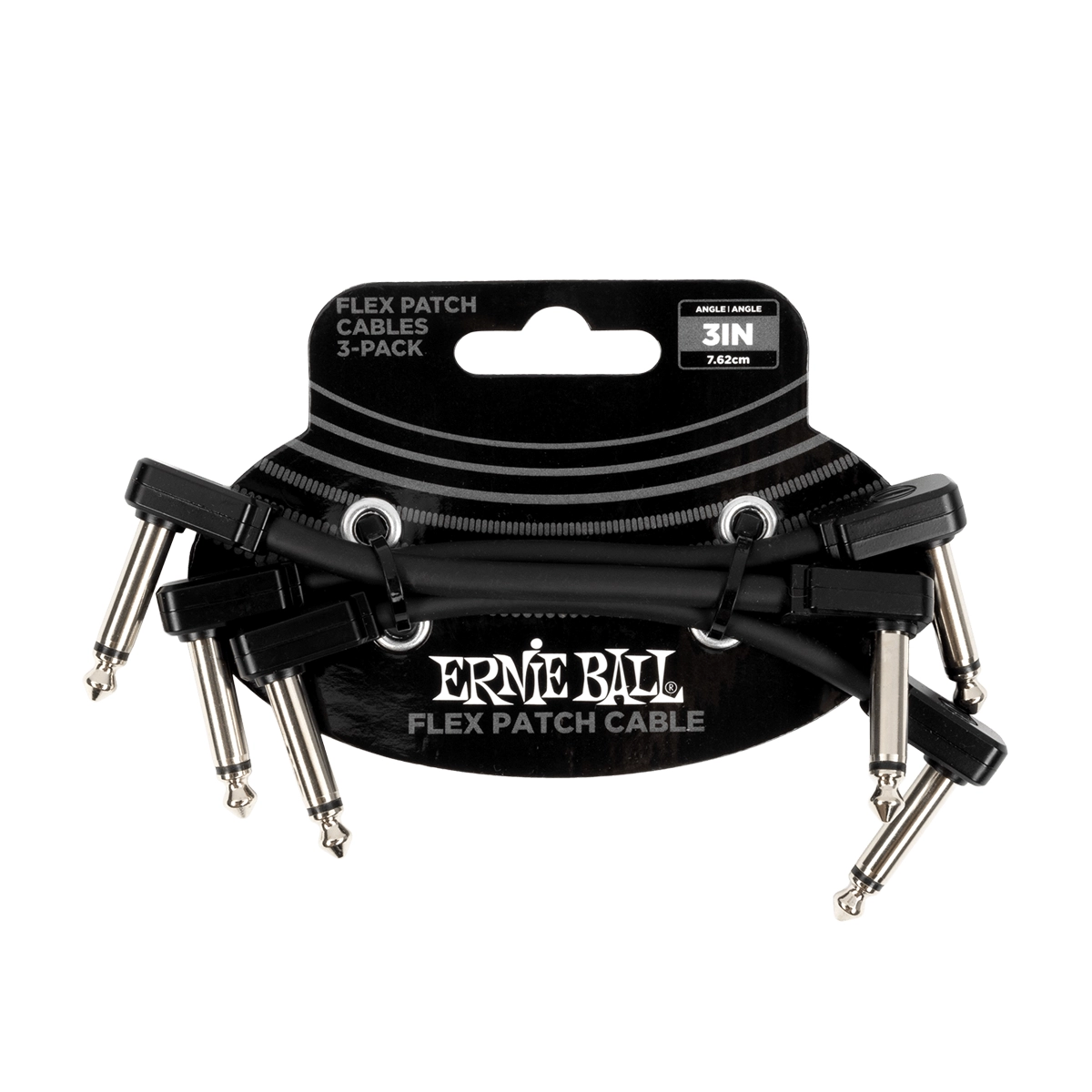 Ernie Ball Flex Patch Cable - 3 Pack 1/4