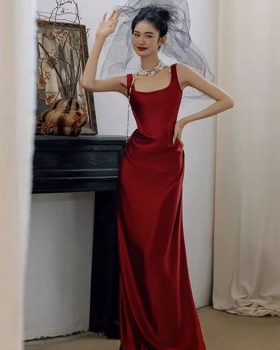 Elegant Red A-Line Birthday Party Dress for Women - Formal Prom Gown J2889 | Perfect for Prom Night, Homecoming, Quinceañera & Special Occasions
