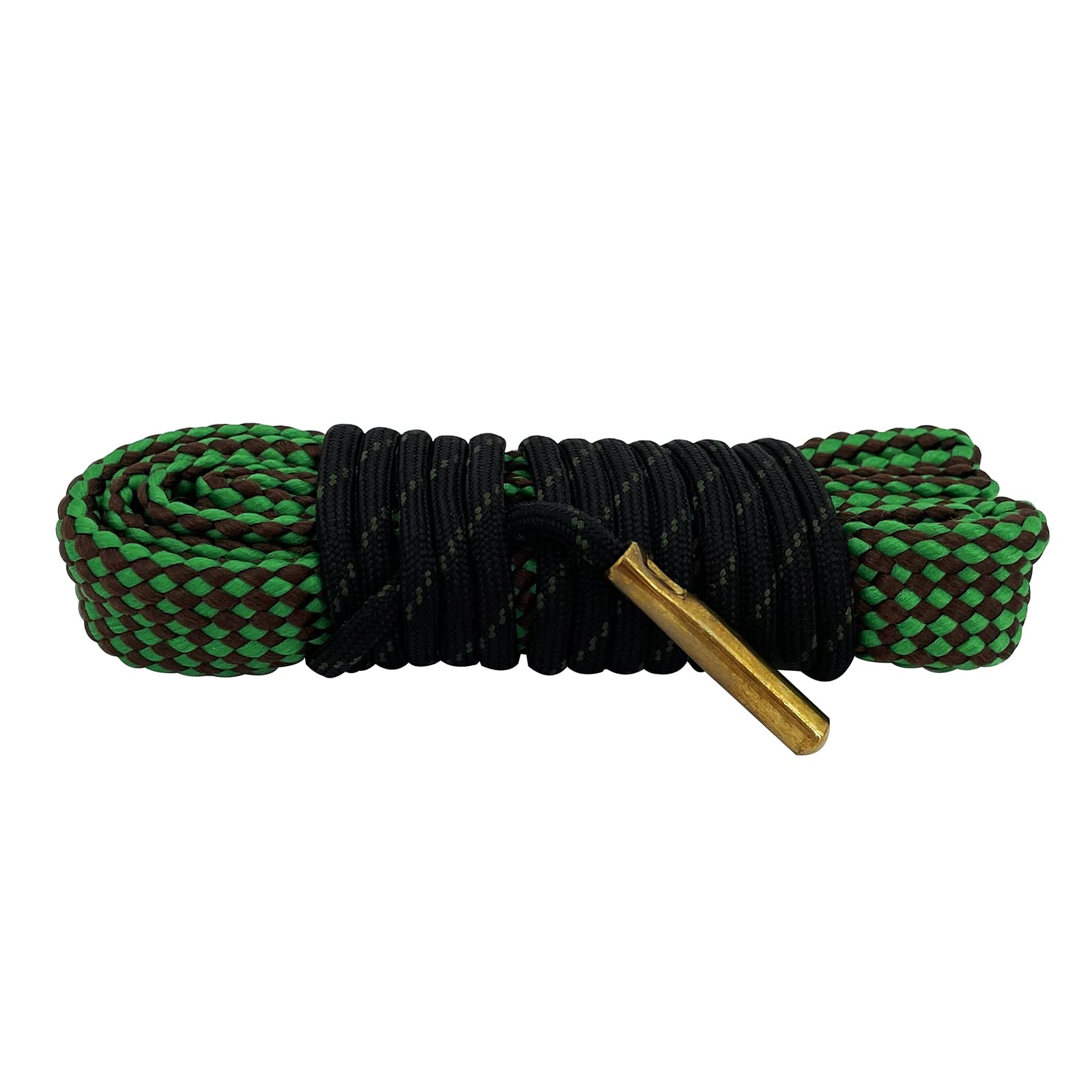 2 Pack Gun Cleaning Snake Rope - Rifle Bore Brush for Pistol, Handgun, Shotgun - Fits .22, .223, 5.56mm, .380, 9mm, 12GA, .308, .357, .44, .45 Caliber - Perfect for Range Maintenance & Firearm Care