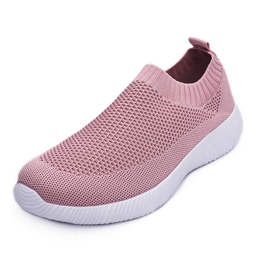 Women's Slip On Sneakers - Breathable Mesh Casual Tennis Shoes for Walking, Running & Gym Workouts | Lightweight Comfortable Athletic Shoes for Women | Perfect for Daily Wear, Travel & Outdoor Activities