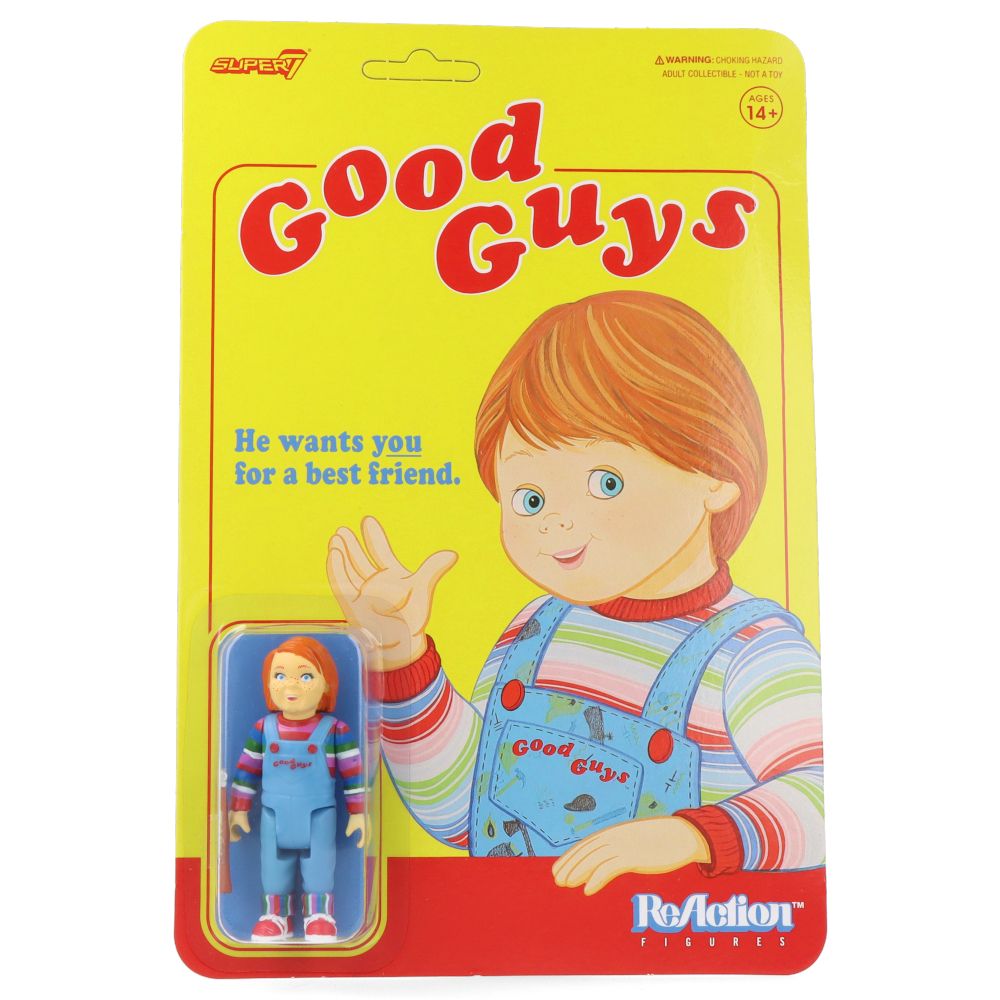 Chucky Good Guys ReAction Figure - Horror Movie Collectible for Halloween Decor & Scary Display