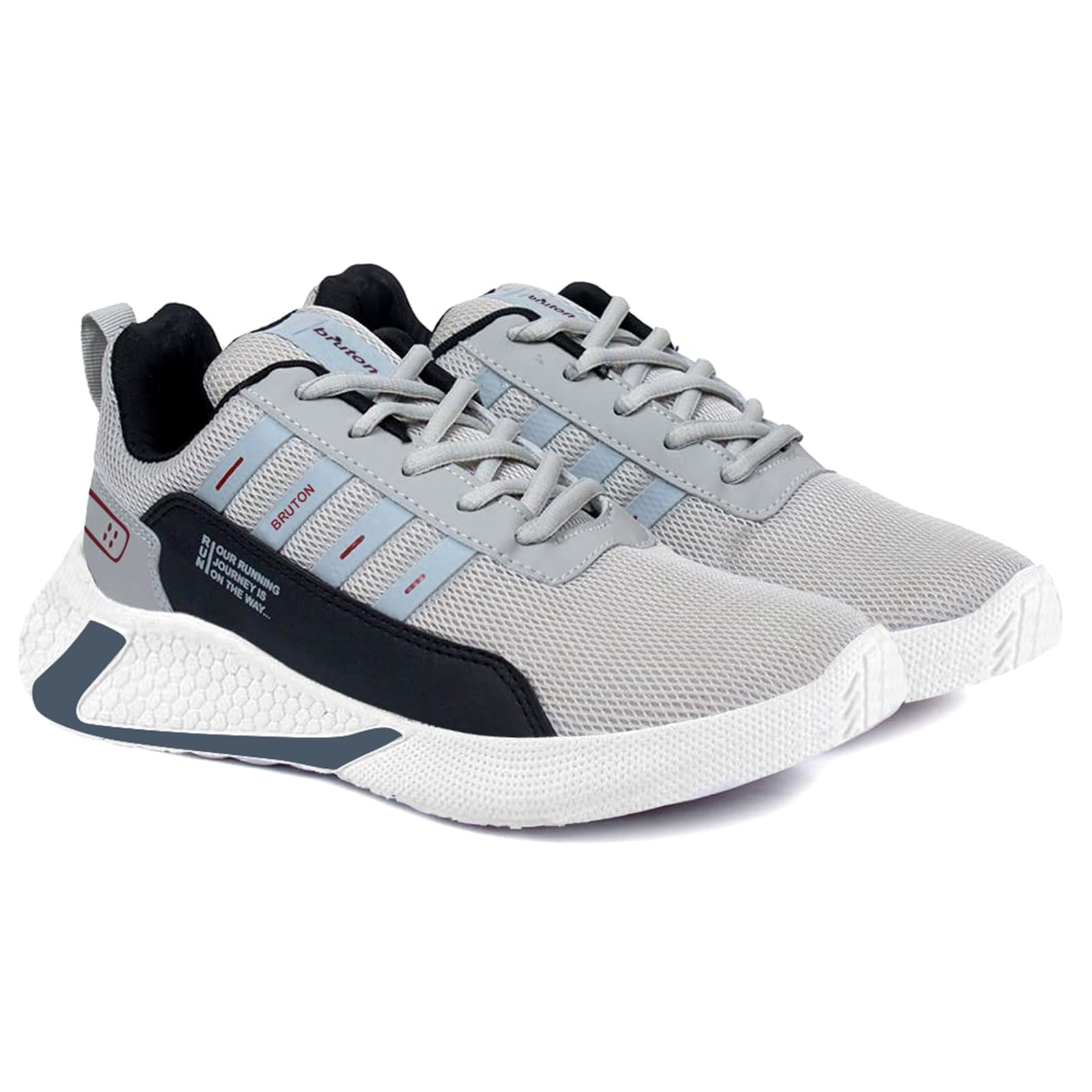 BRUTON Men's Athletic Running Shoes - Lightweight Gym & Training Shoes for Workouts, Jogging, Travel - Comfortable Walking Shoes for Daily Use & Sports Activities