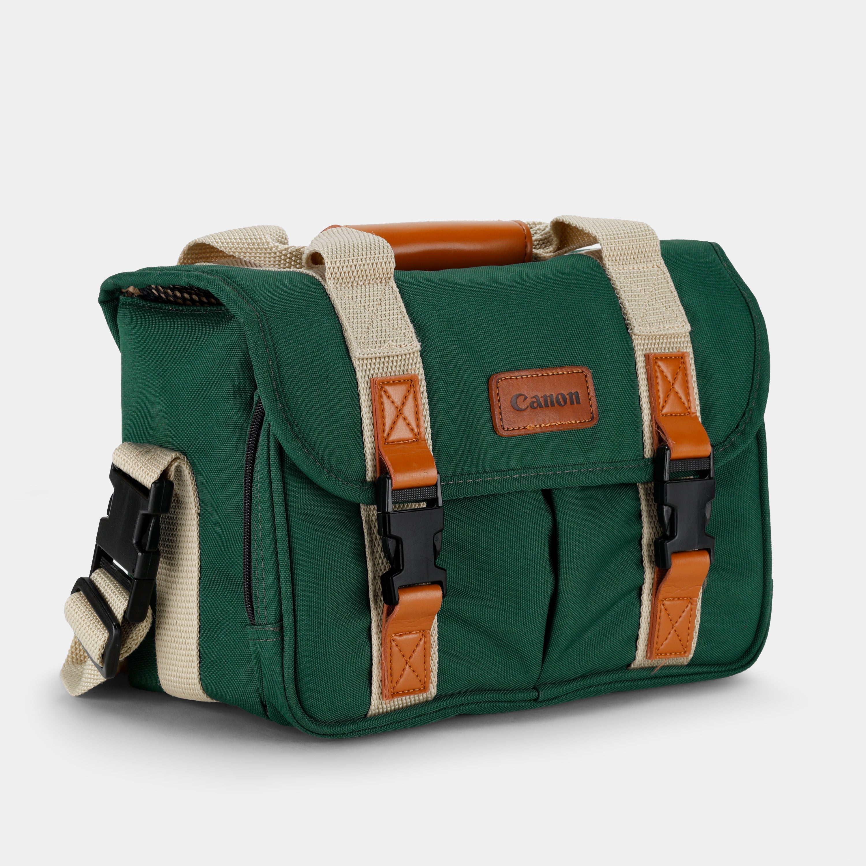 Canon DSLR Camera Bag - Waterproof & Durable Green Camera Case for Travel, Hiking & Outdoor Photography | Compatible with EOS Rebel, 5D, 7D & More