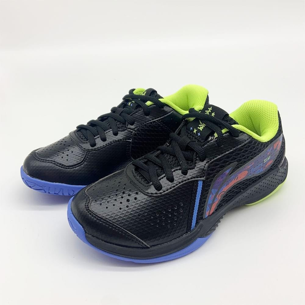 Li Ning Kids' Badminton Shoes AYTT014 - Lightweight & Breathable for Junior Players - Perfect for Indoor Court Sports & Training