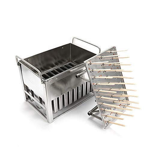 Ethedeal 30PCS Stainless Steel Ice Cream Stick Molds - DIY Popsicle Molds for Homemade Frozen Treats, Ice Lolly & Dessert Making - Perfect for Summer Parties, Kids Snacks & Family Kitchen Fun